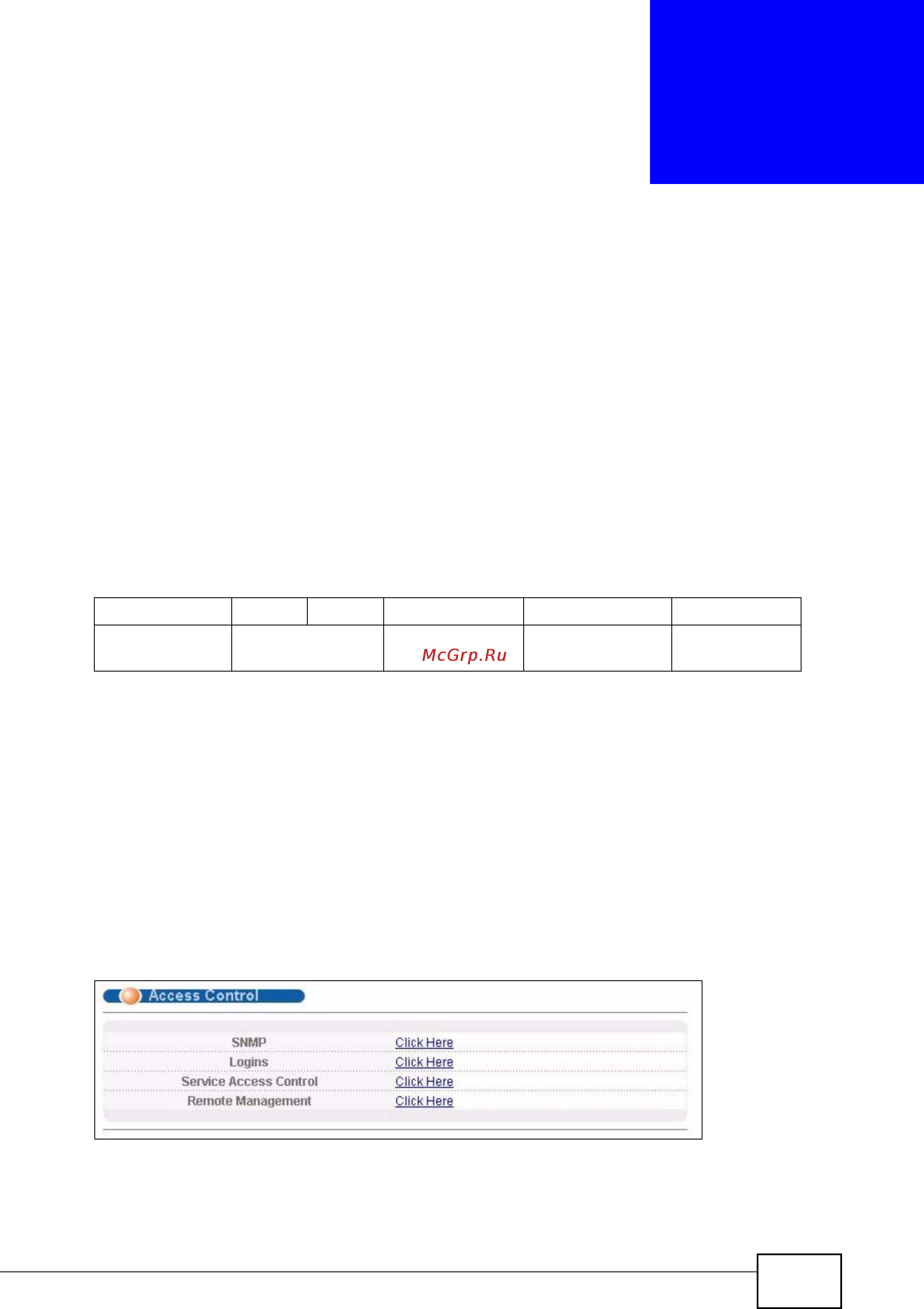 Zyxel MES-3728 [305/388] Access control