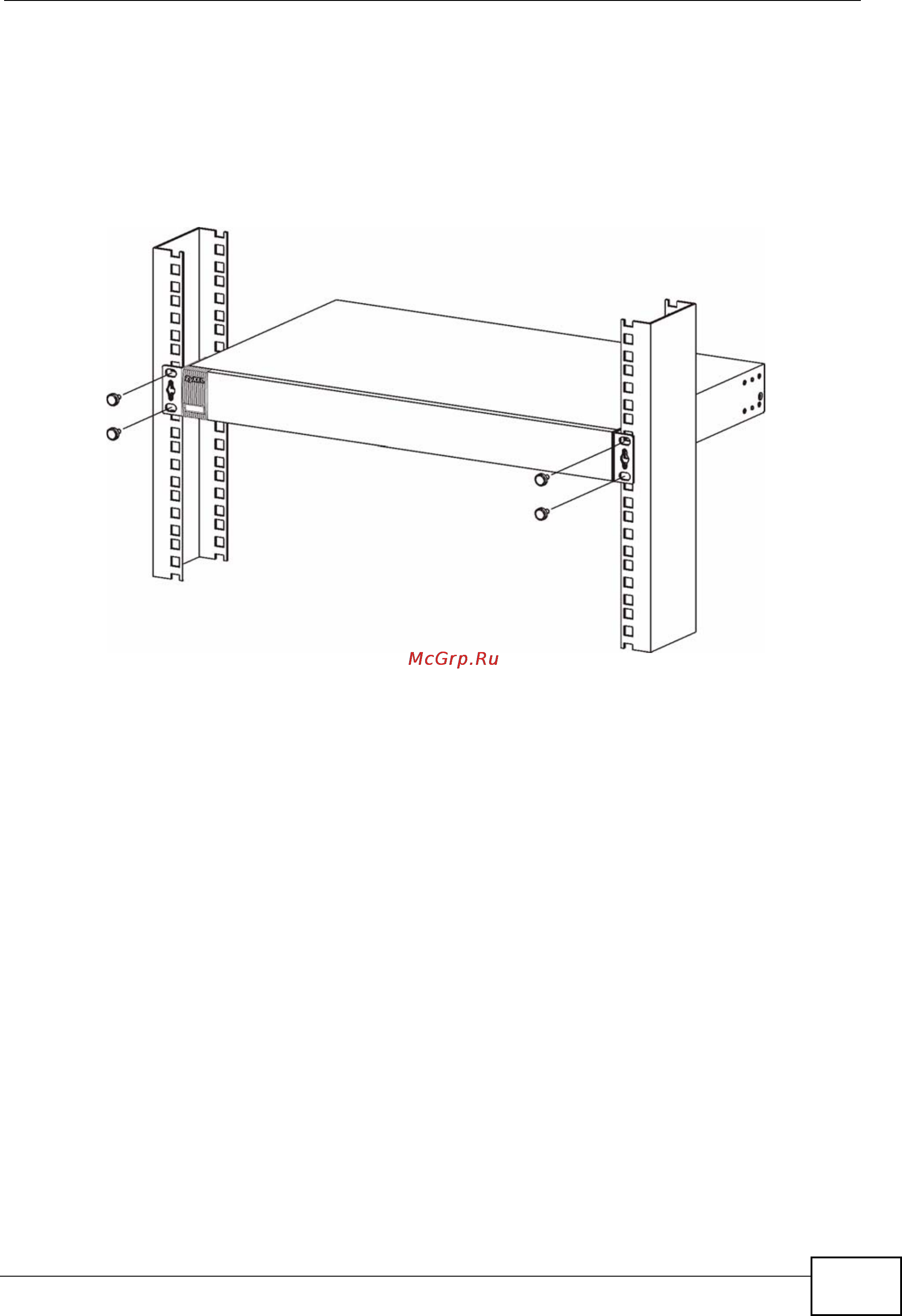 Zyxel MES-3728 [31/388] Mounting the switch on a rack