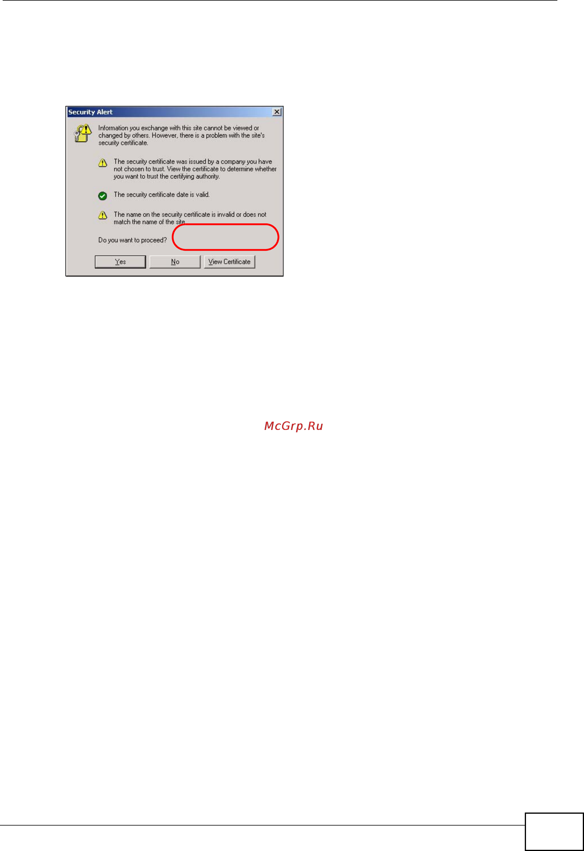 Zyxel MES-3728 [321/388] Netscape navigator warning messages
