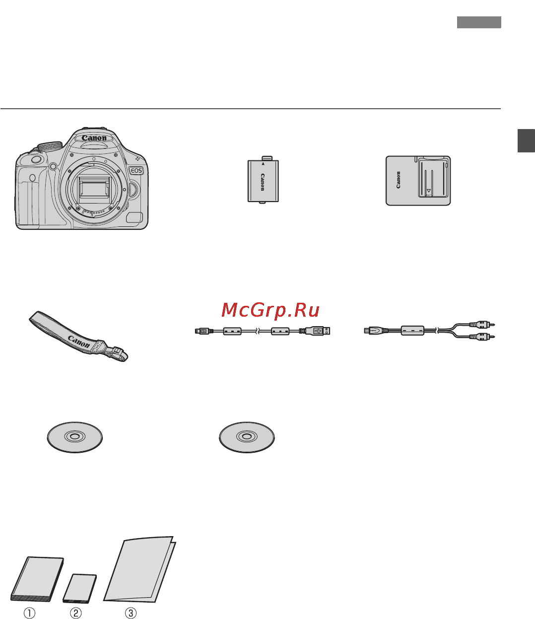 Canon EOS 500D EFS 18-55 [3/228] 2 карманный справочник