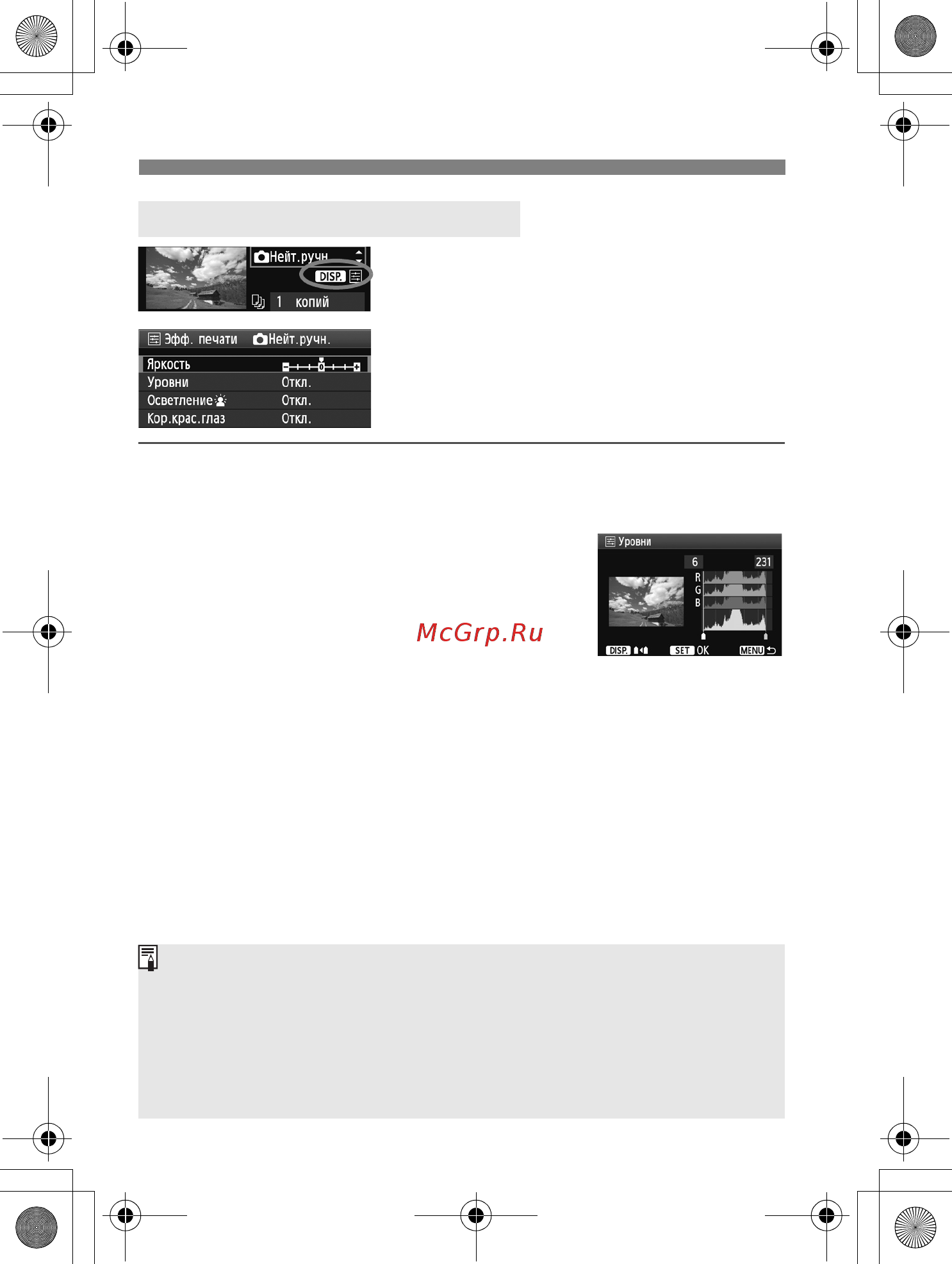 Canon EOS 550D Body Kit [182/258] E настройка эффектов печати