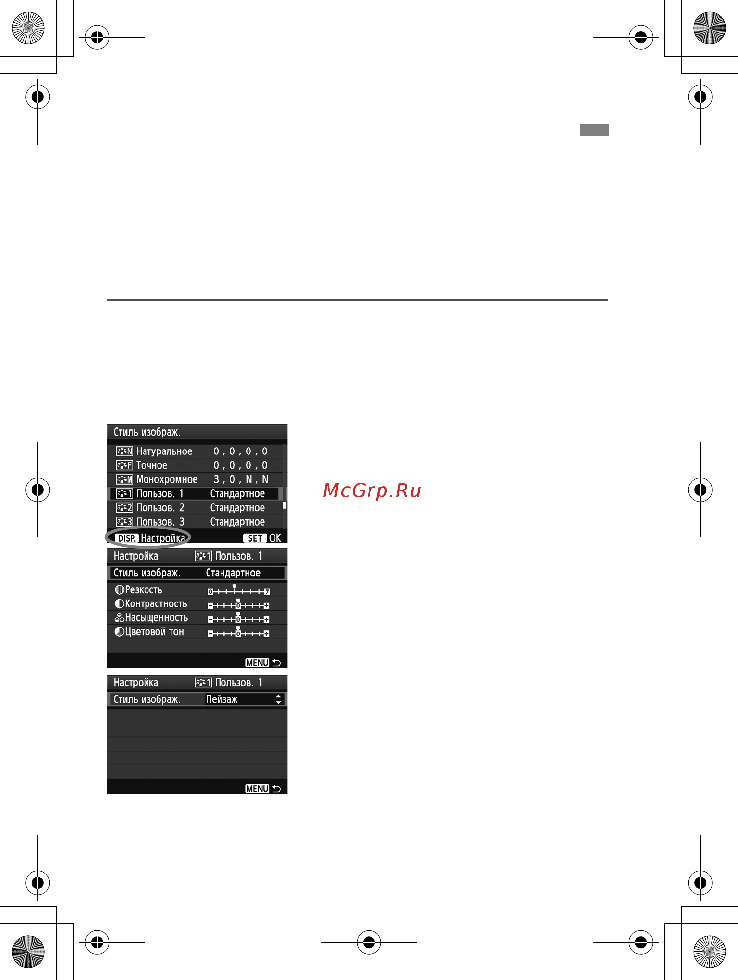 Canon EOS 550D Body Kit [94/258] A регистрация стиля изображения n