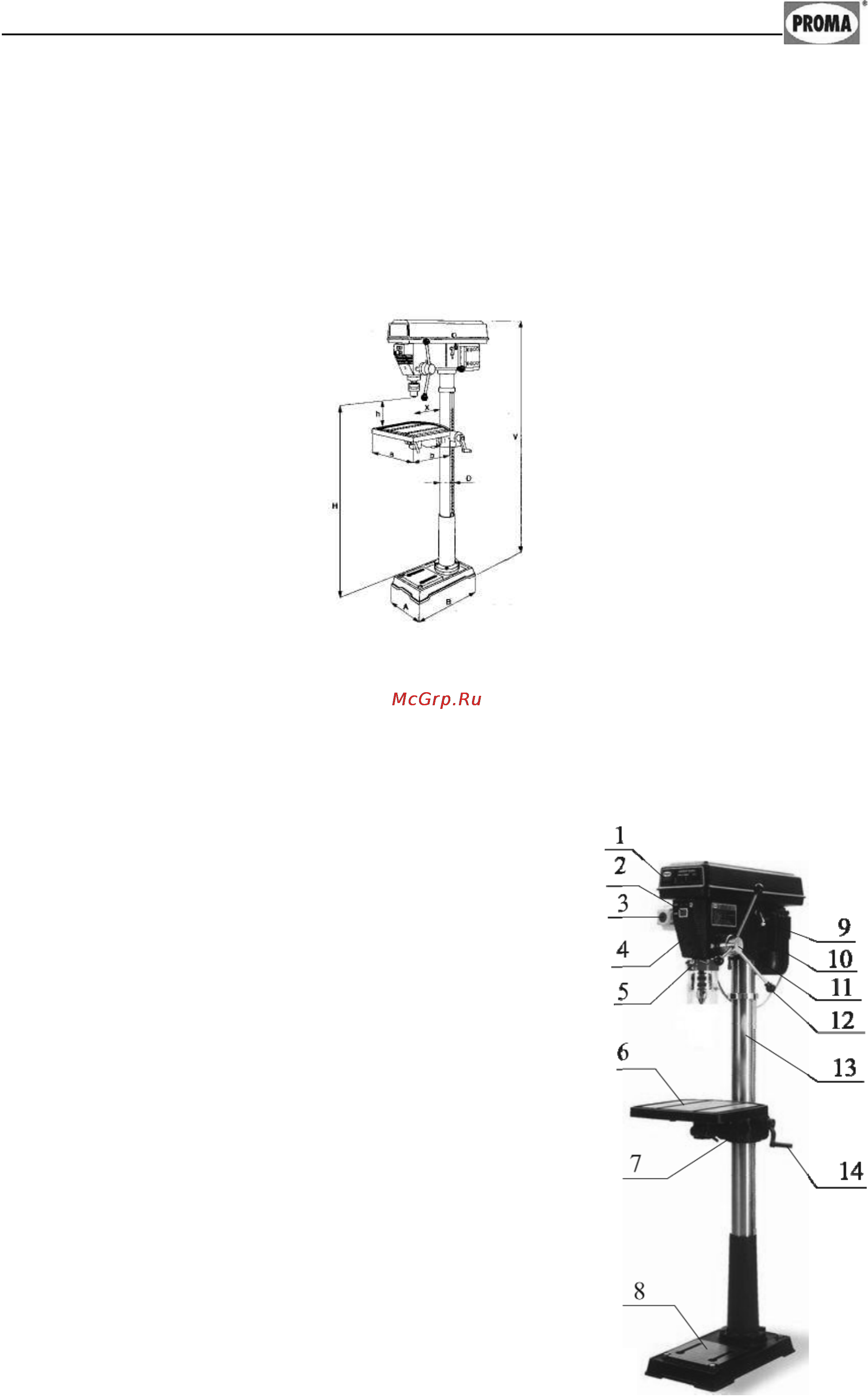 Proma Е-1720F/400 25401702 Инструкция по эксплуатации онлайн [5/23] 10346