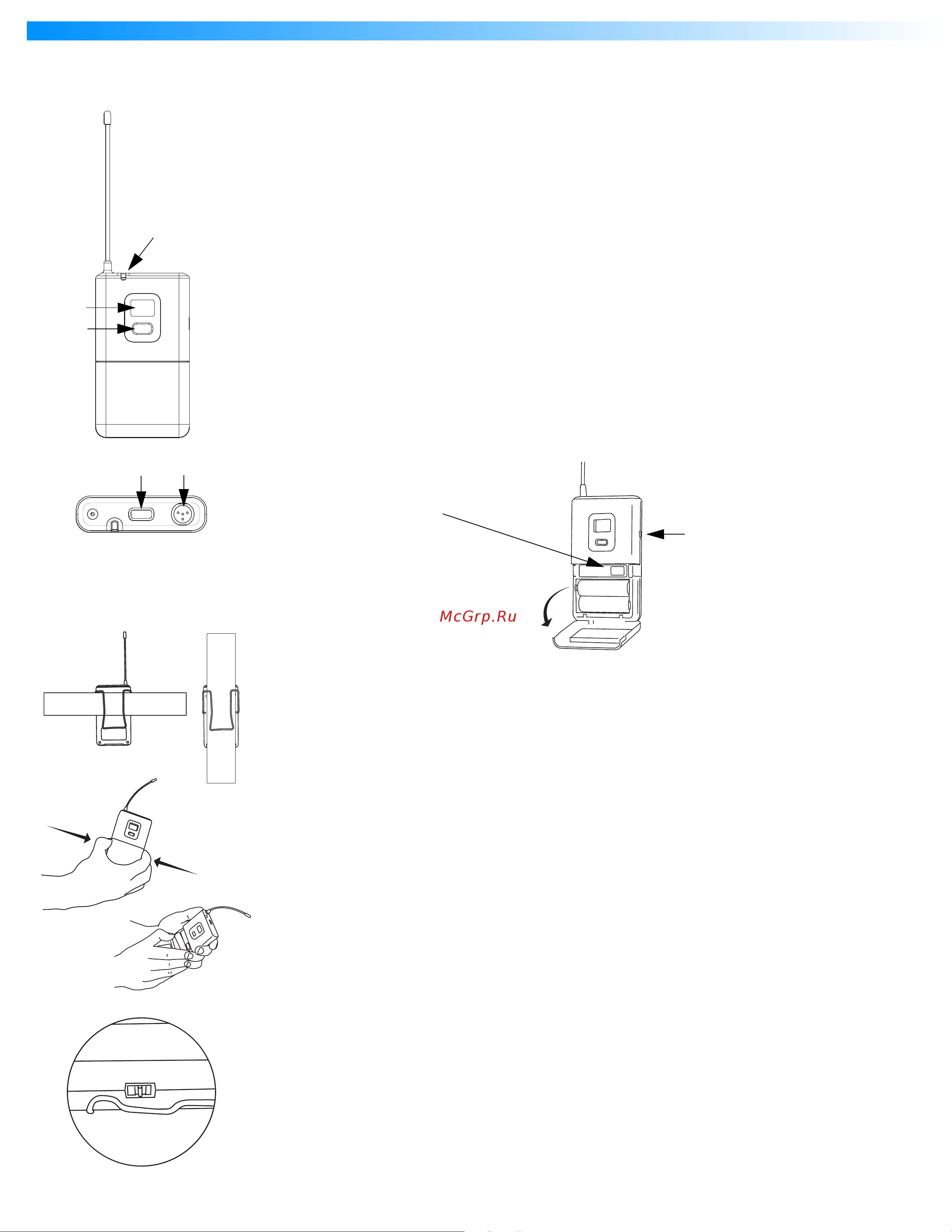 Shure SLX2/BETA58 [6/25] Настройка усиления