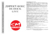 Sm Pro Audio DI-DOCK LIVE Инструкция по эксплуатации
