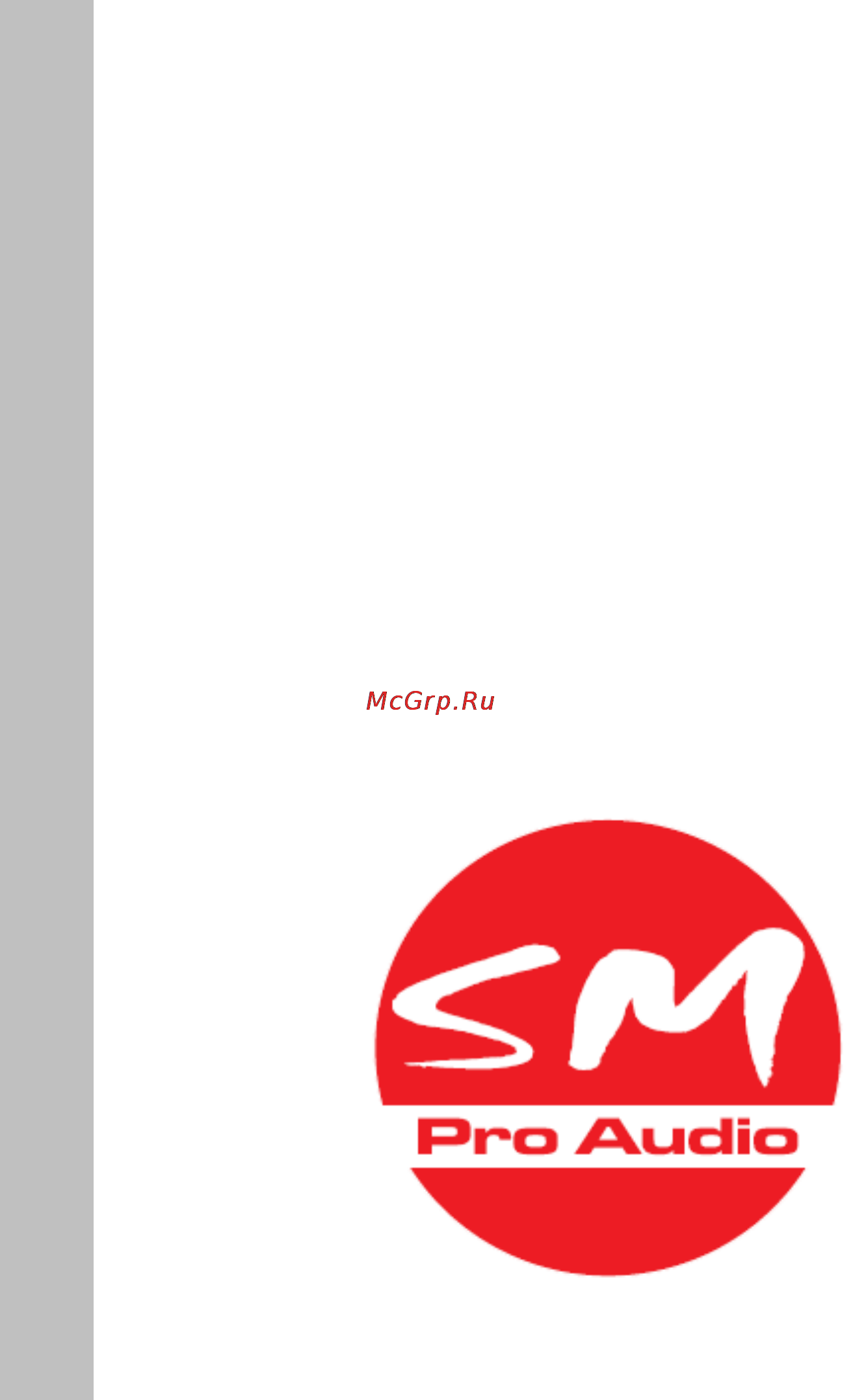 Sm Pro Audio Di-Dock Live White Инструкция по эксплуатации онлайн