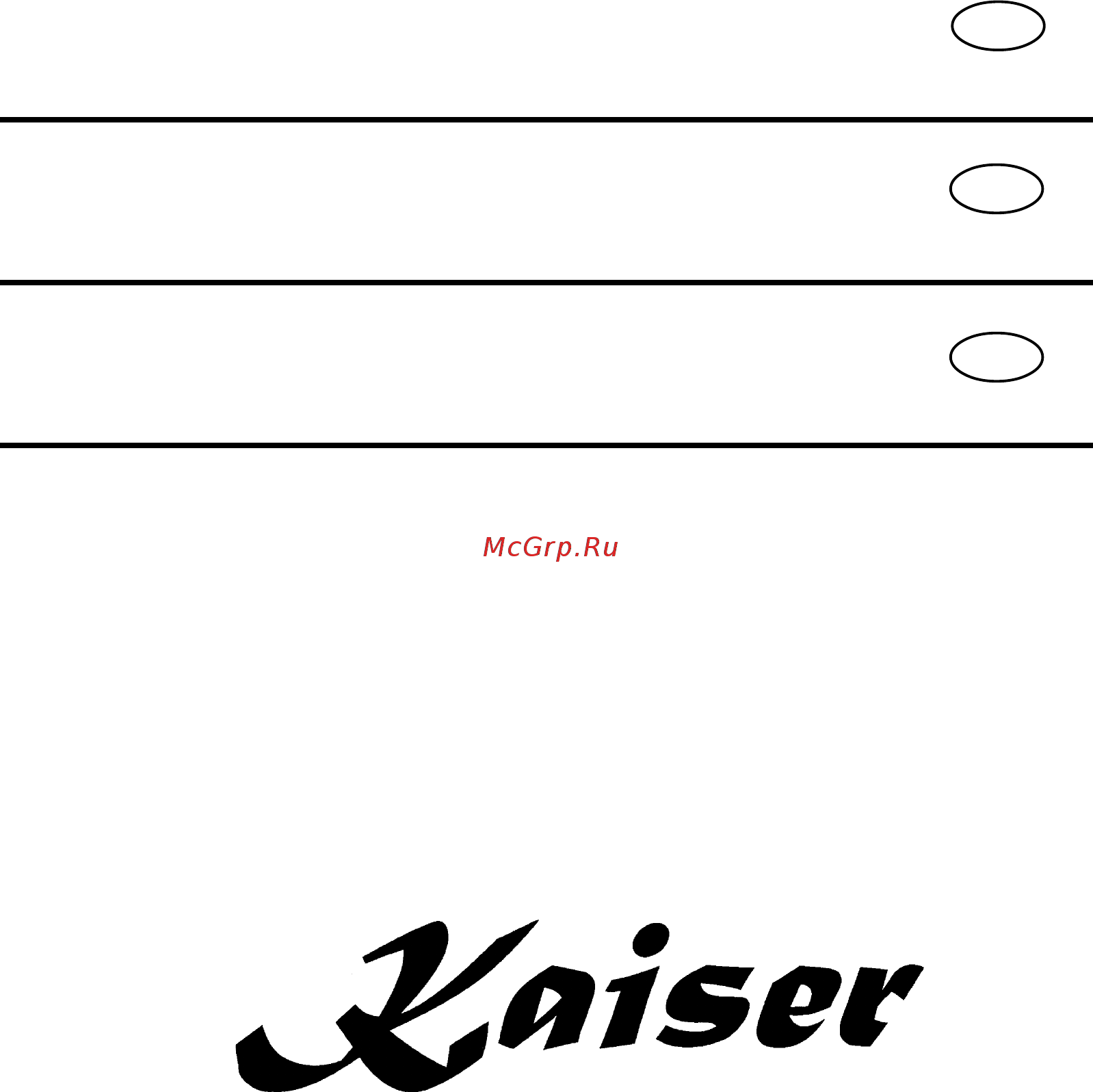 Kaiser EH 80.600… Инструкция по эксплуатации онлайн