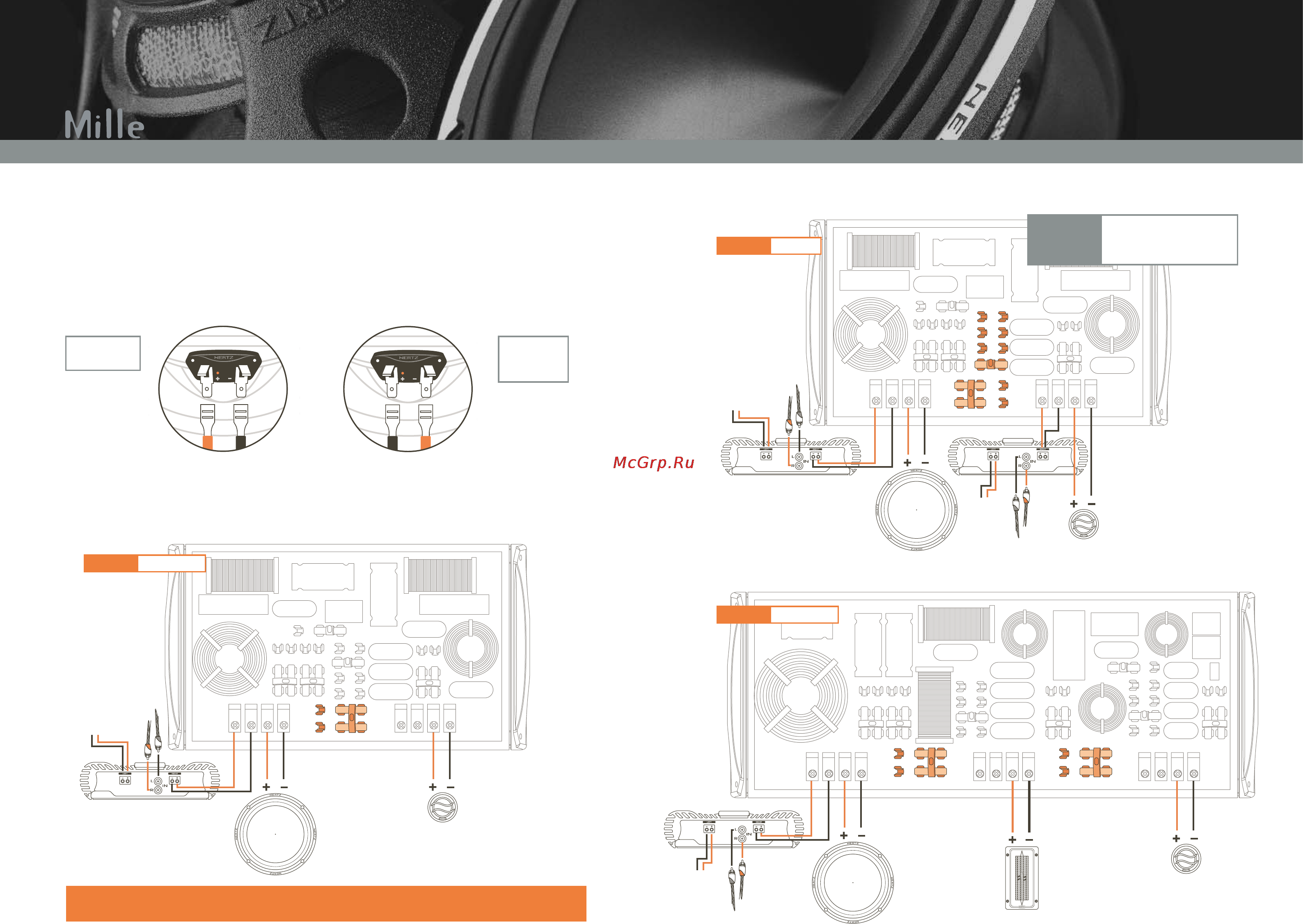 Hertz ML 1600 [30/36] Installation patterns