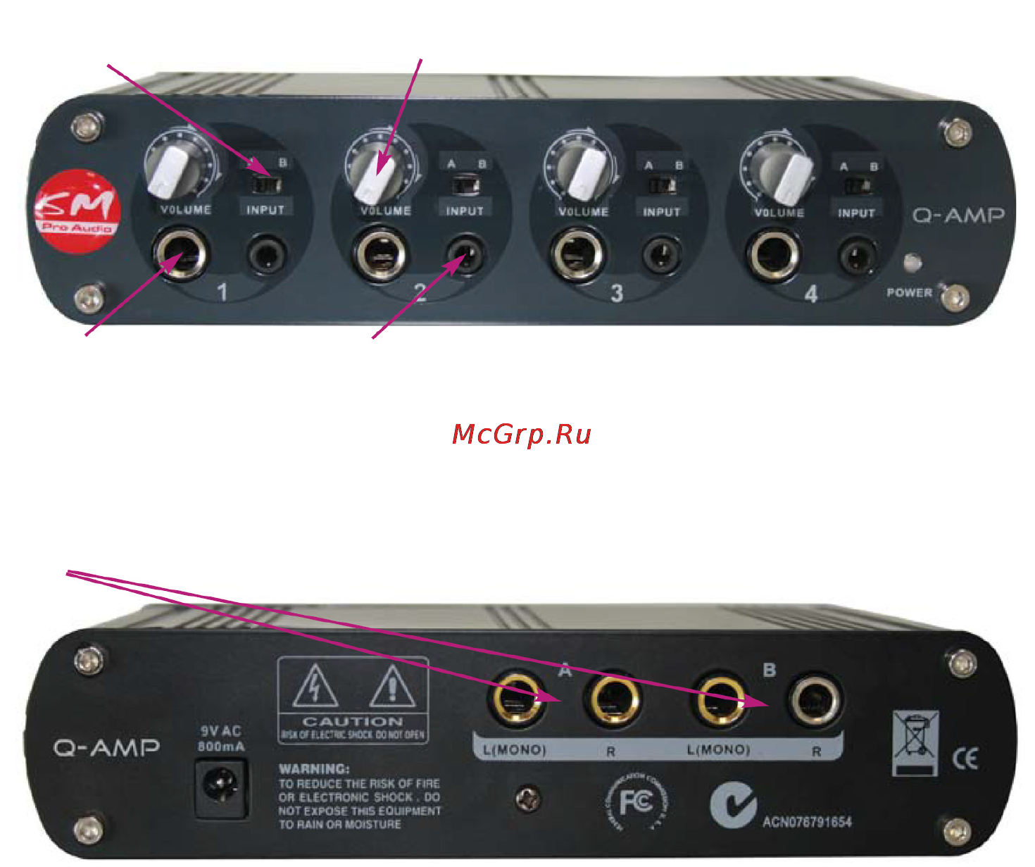 Sm Pro Audio Q-AMP [3/7] Технические характеристики