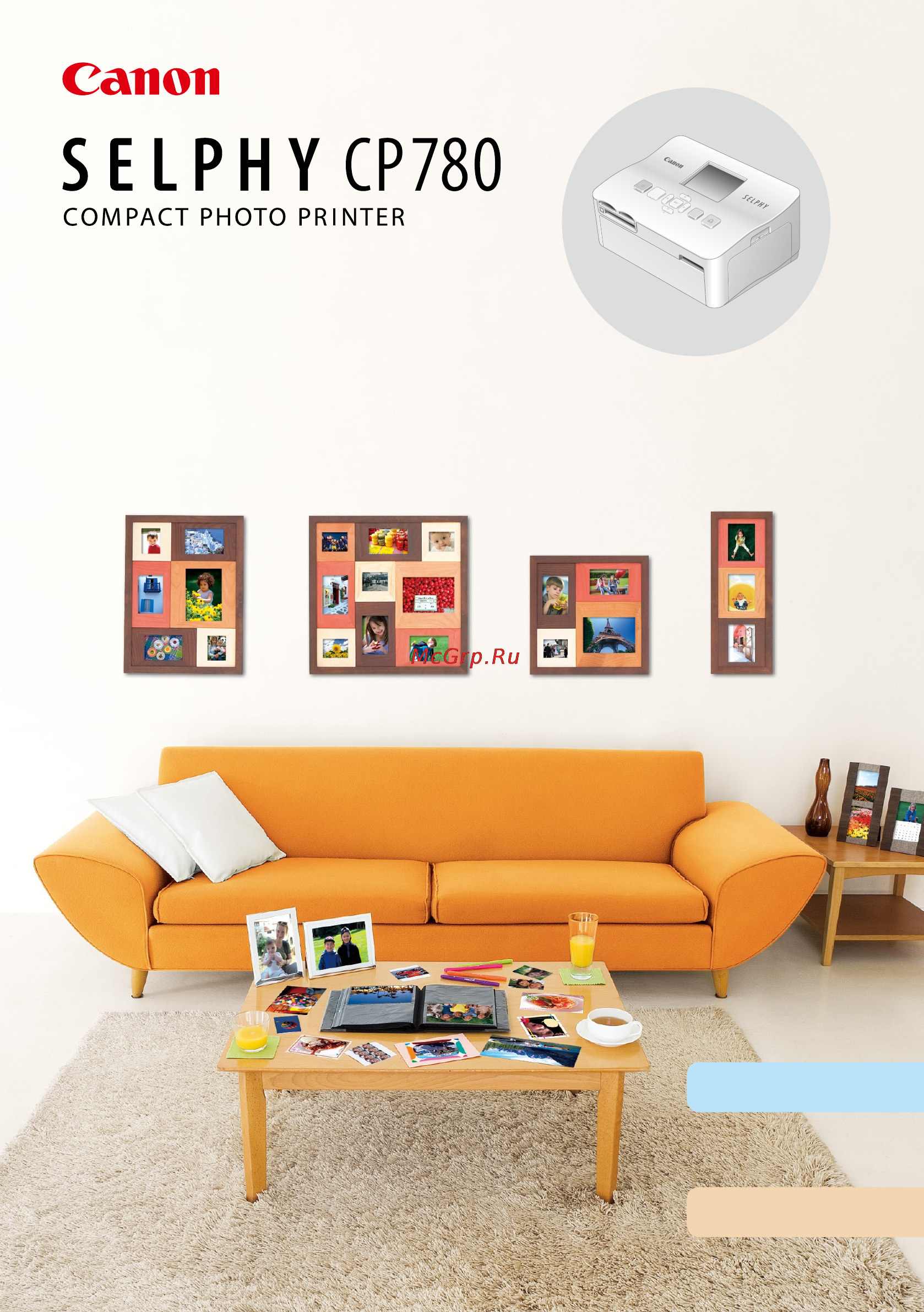 Canon Selphy CP-780 White Инструкция по эксплуатации онлайн