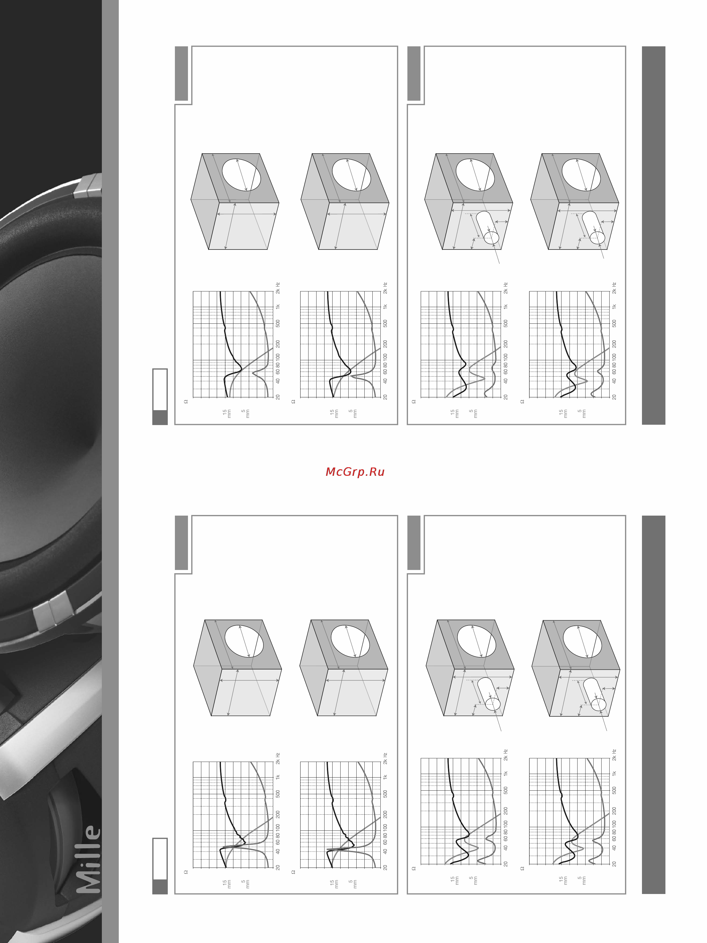 Hertz ML 3800 [16/22] All of the dimensions shown on the illustration are internal measurements expressed in millimetres mm damping materials and reflex tubes are chosen from the az audiocomp catalog
