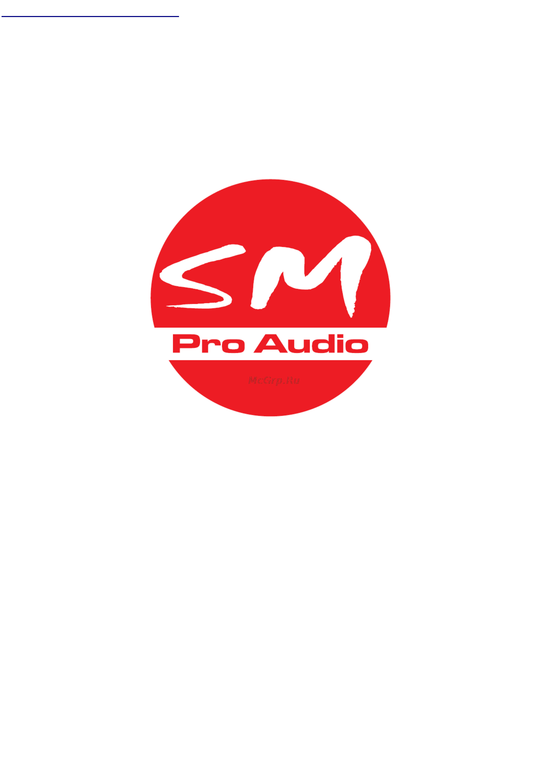Sm Pro Audio EP84 Инструкция по эксплуатации онлайн