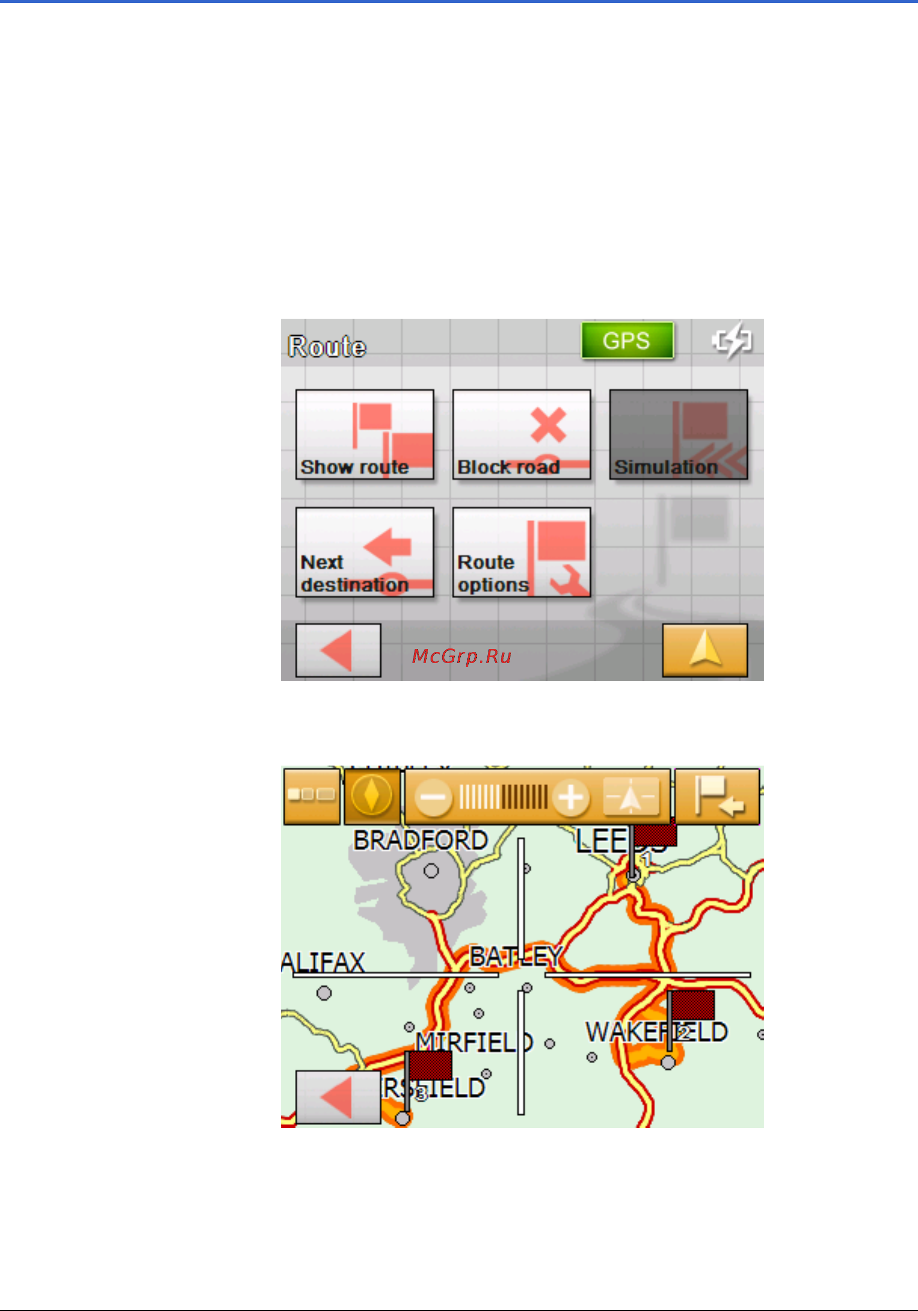 Sony NV-U50T [76/96] Show the entire route