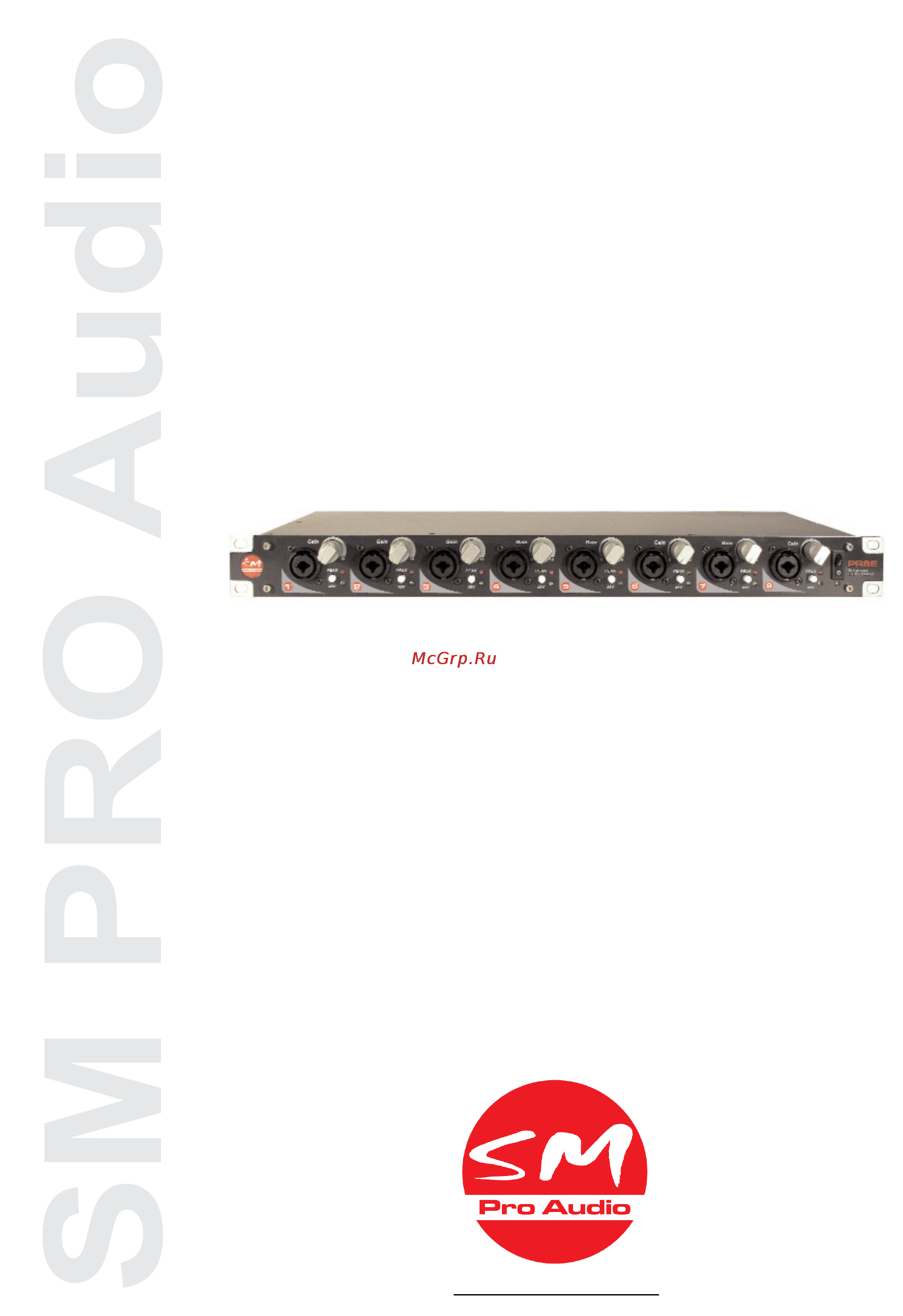 Sm Pro Audio PR8E Инструкция по эксплуатации онлайн
