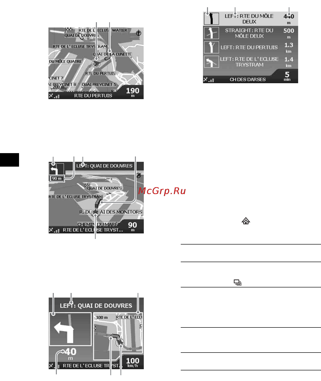 Sony NVX-P1 [14/204] Other guidance displays