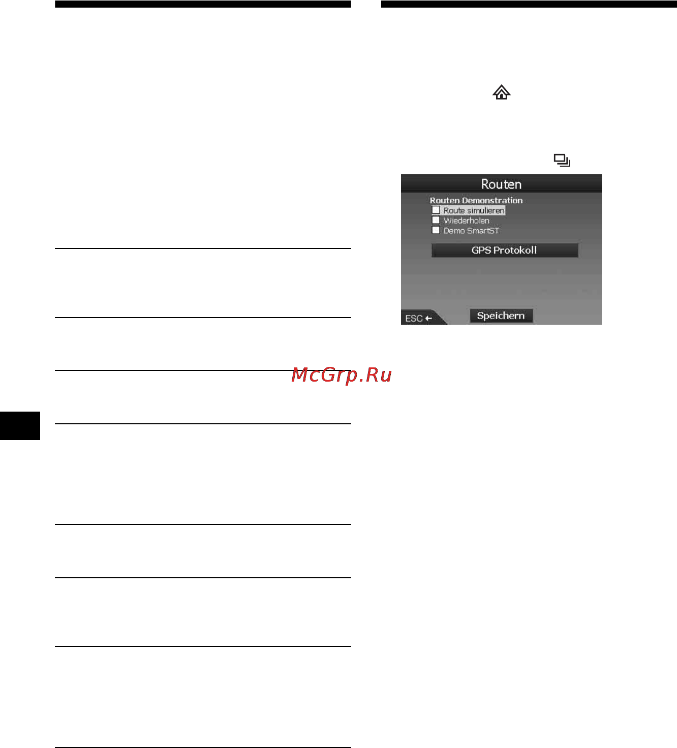 Sony NVX-P1 [42/204] Arbeiten mit dem popup menü in der 2d kartenanzeige