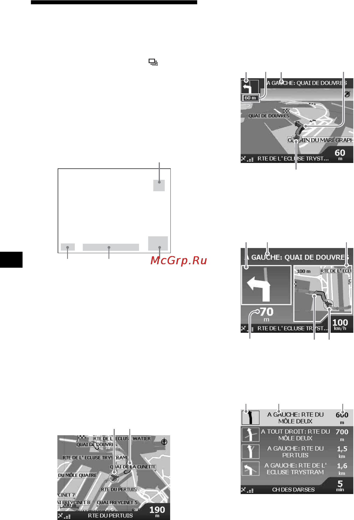 Sony NVX-P1 [64/204] Ecrans de radioguidage
