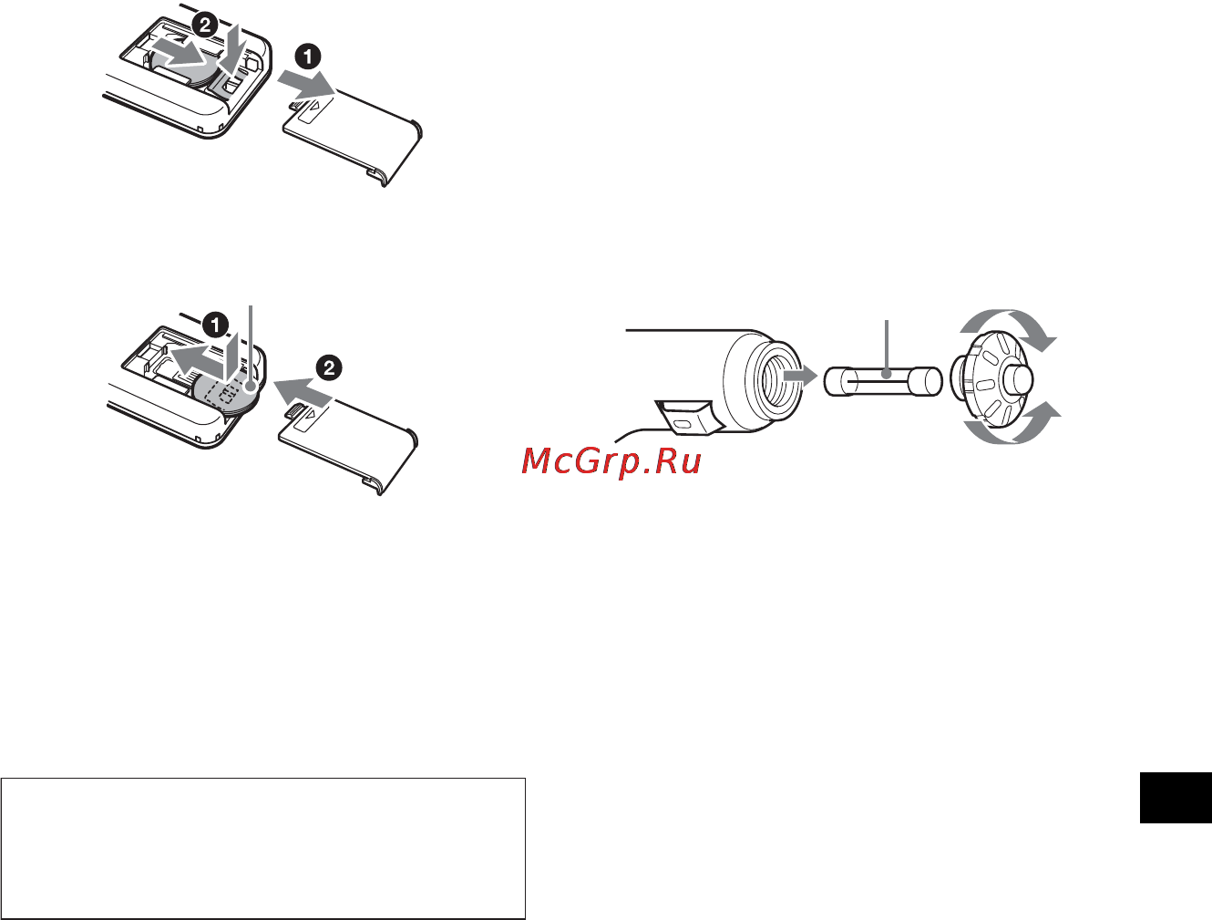 Sony NVX-P1 [73/204] Remplacement du fusible