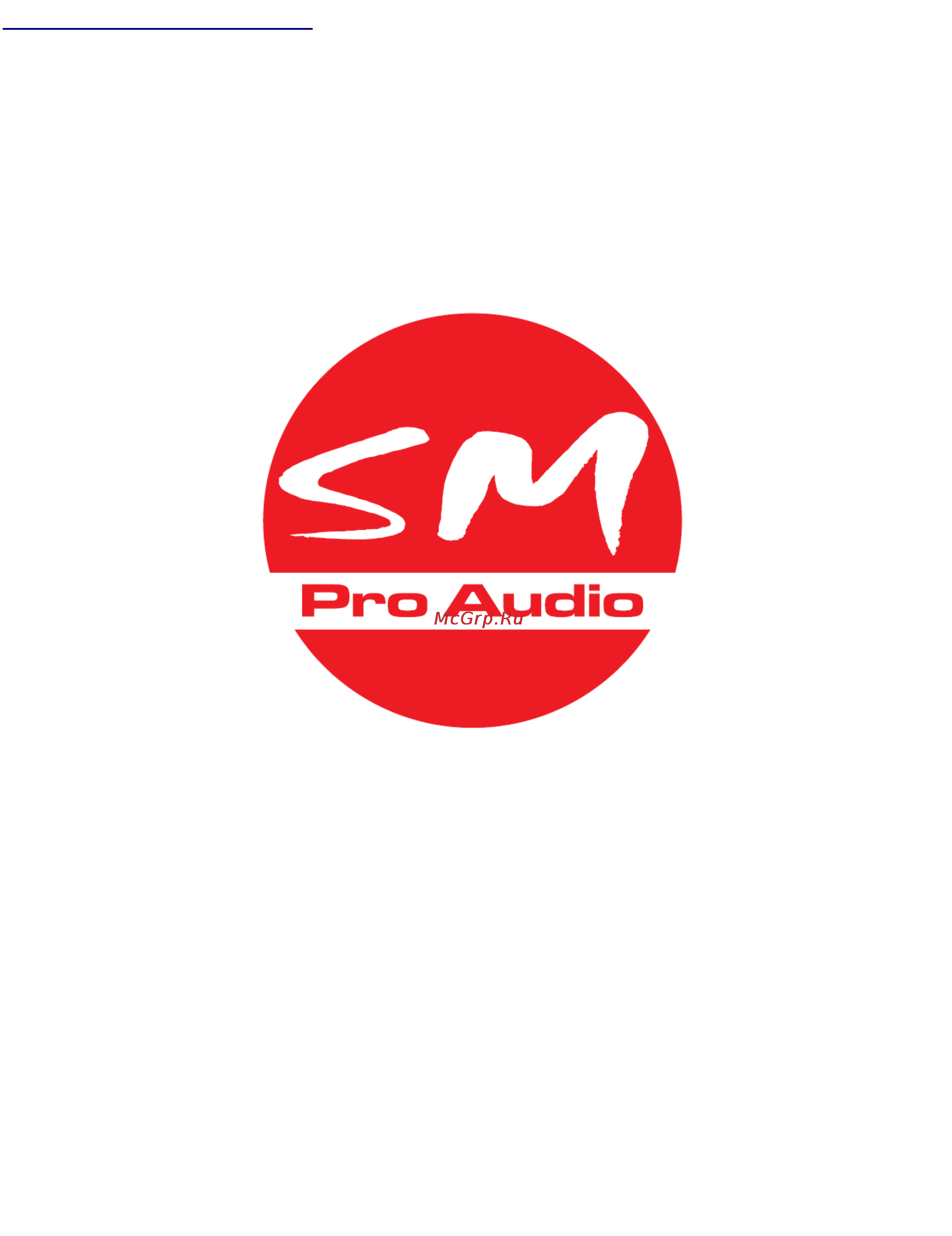 Sm Pro Audio PM8 Инструкция по эксплуатации онлайн