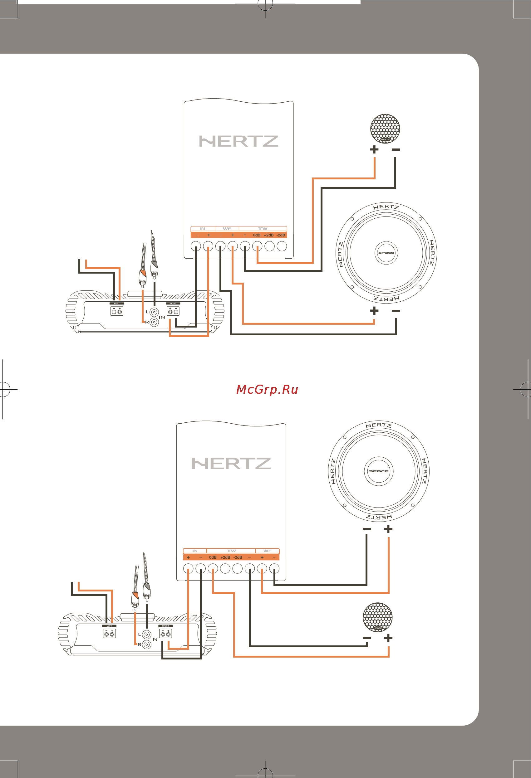 Hertz Space K6L Инструкция по эксплуатации онлайн [12/40] 10570