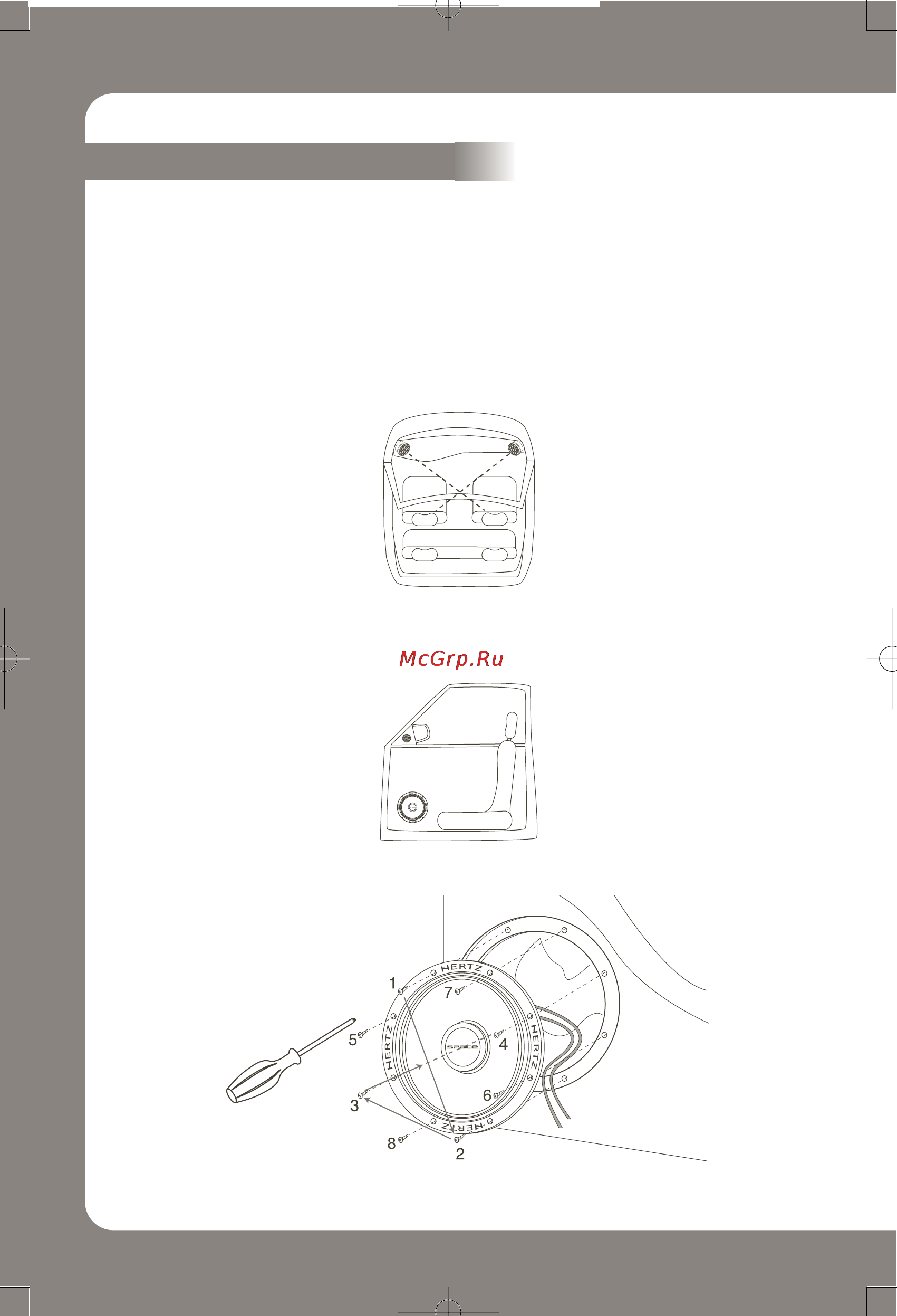 Hertz Space K6L [5/40] Installation patterns