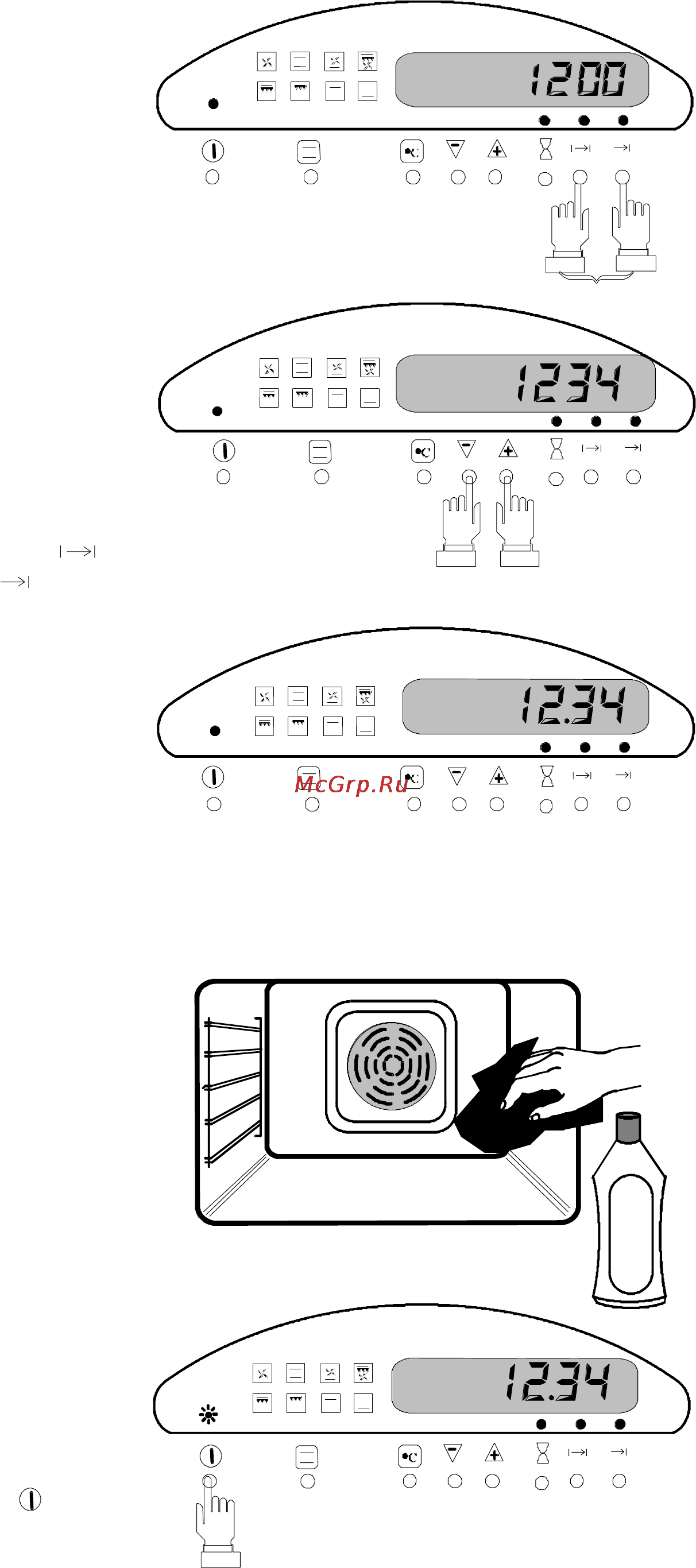 Electrolux EON 946 [8/32] Установка времени