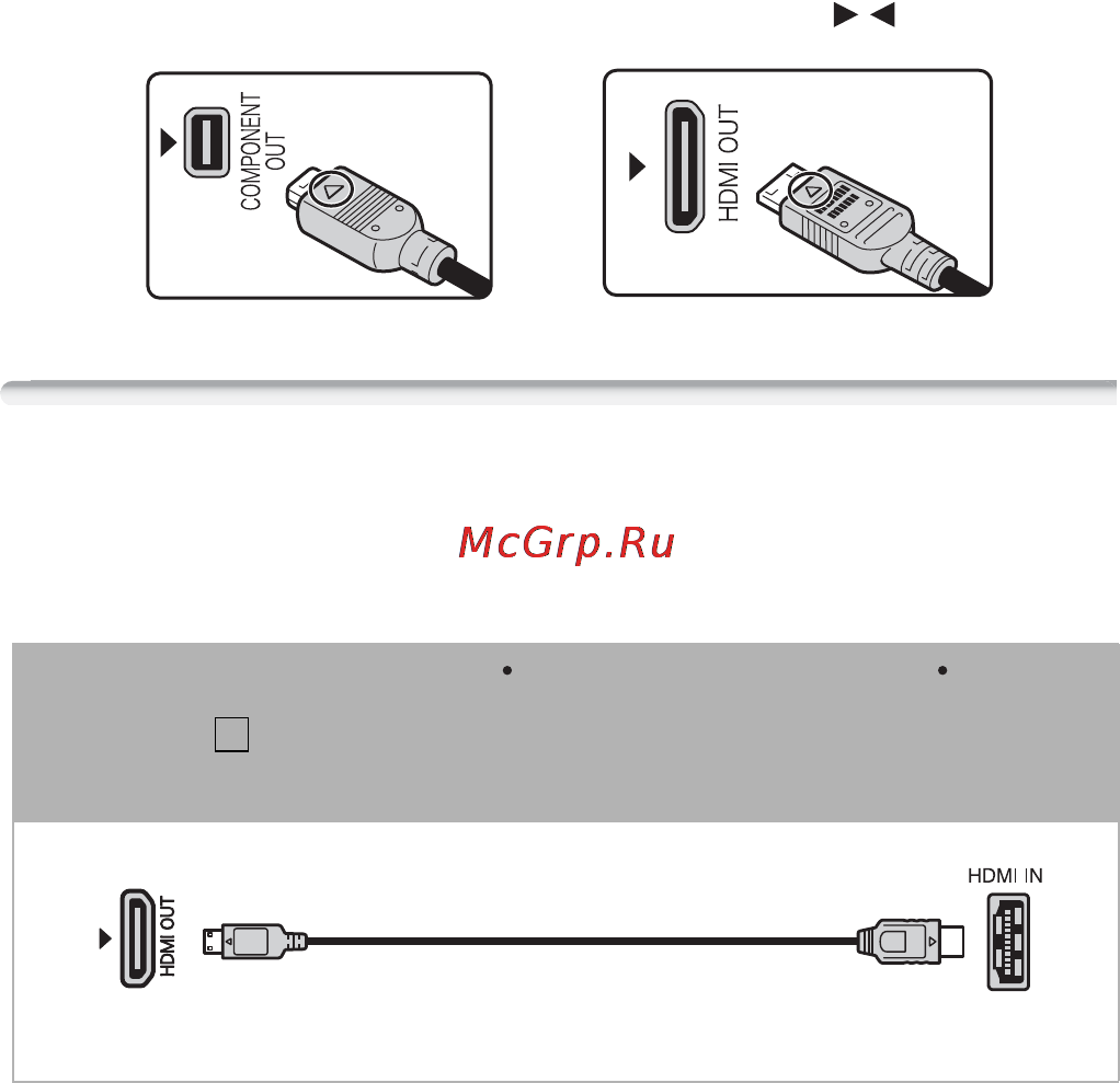 Canon Legria HF R106 E Kit [109/188] На следующих схемах подключения с левой стороны показаны разъемы видеокамеры а с правой стороны показан только для справки пример разъемов на подключаемом устройстве