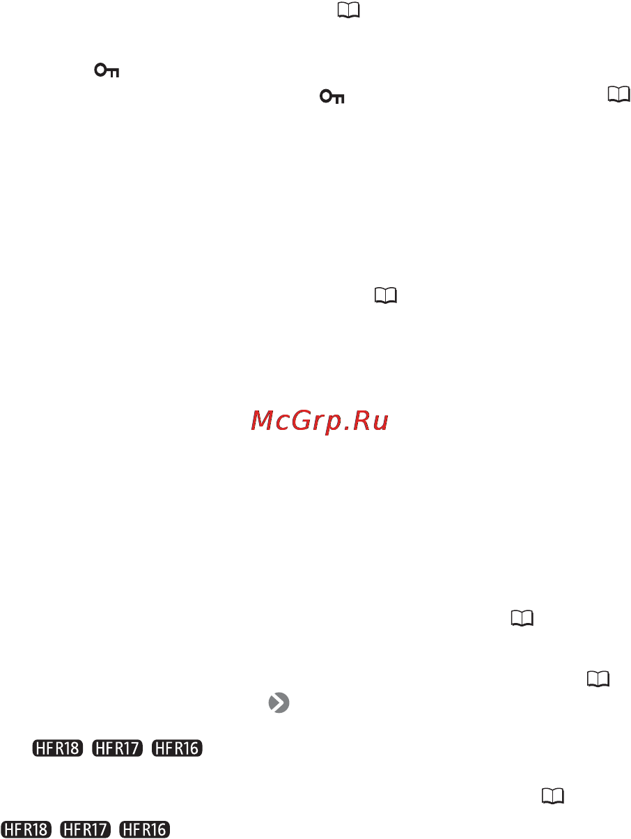 Canon Legria HF R106 E Kit [163/188] Дополнительная информация