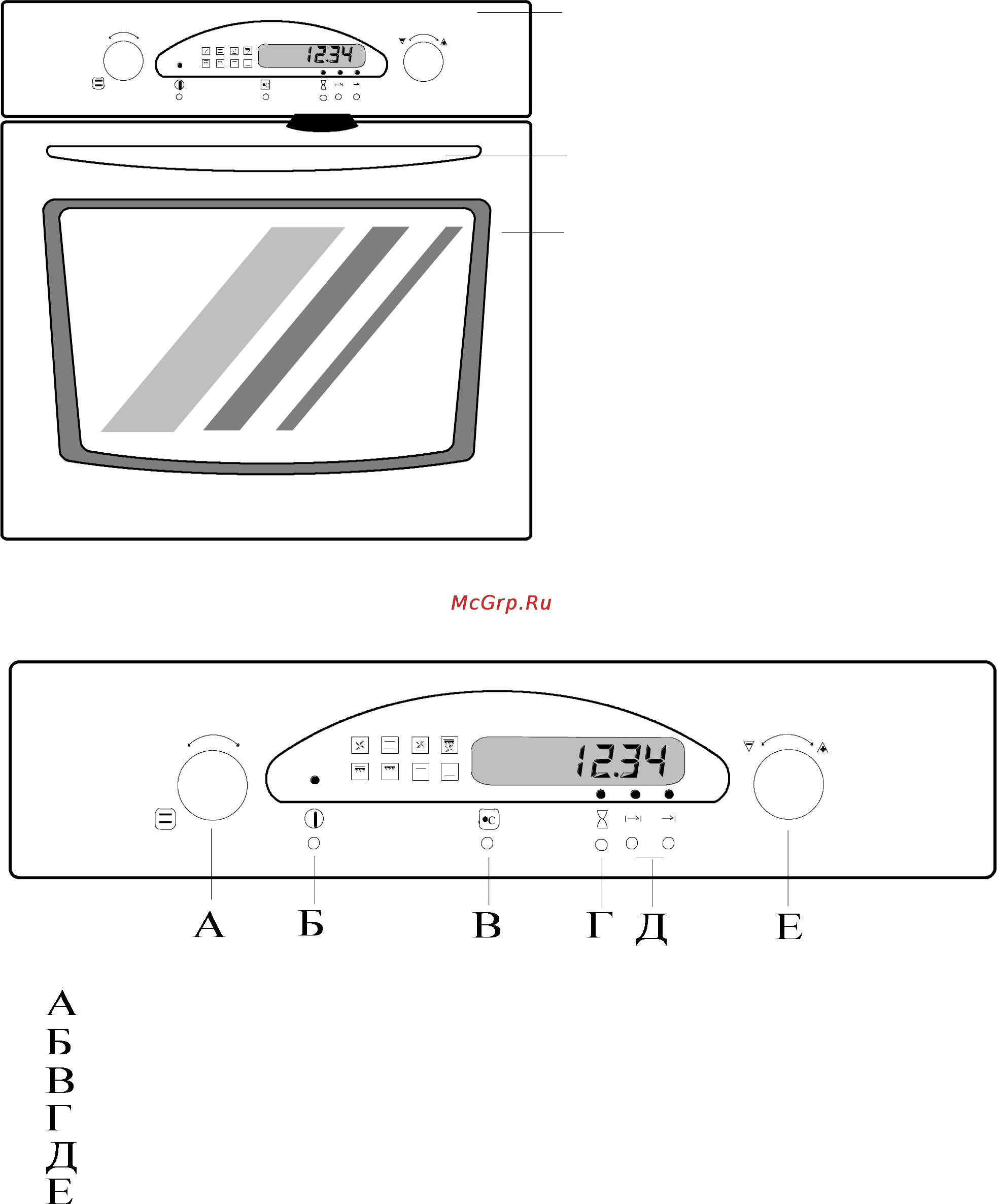 Electrolux EOB 946 [6/29] Вид спереди