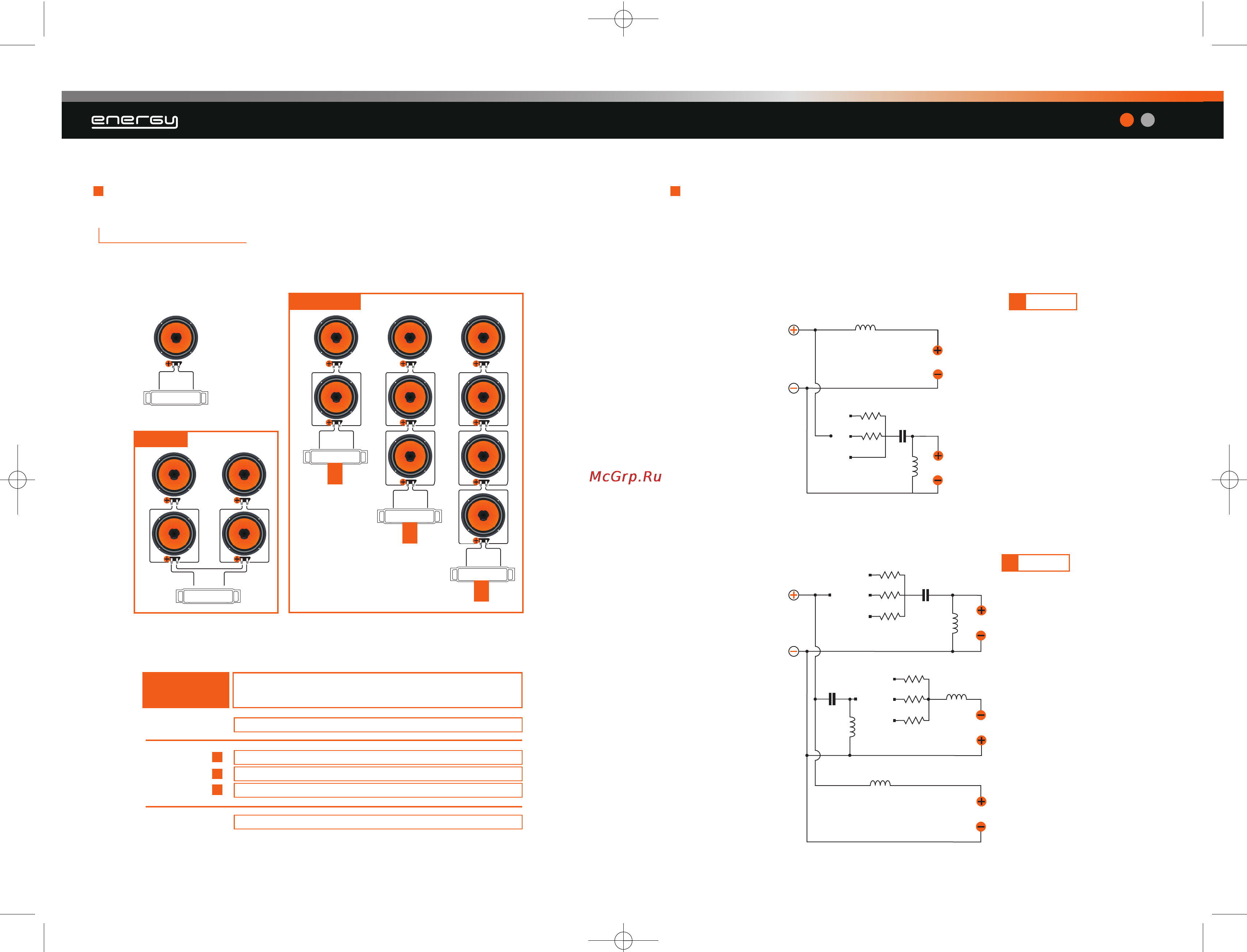 Hertz ET 20 [8/10] Esempi di collegamento connection patterns schema elettrico dei filtri crossover electrical diagram