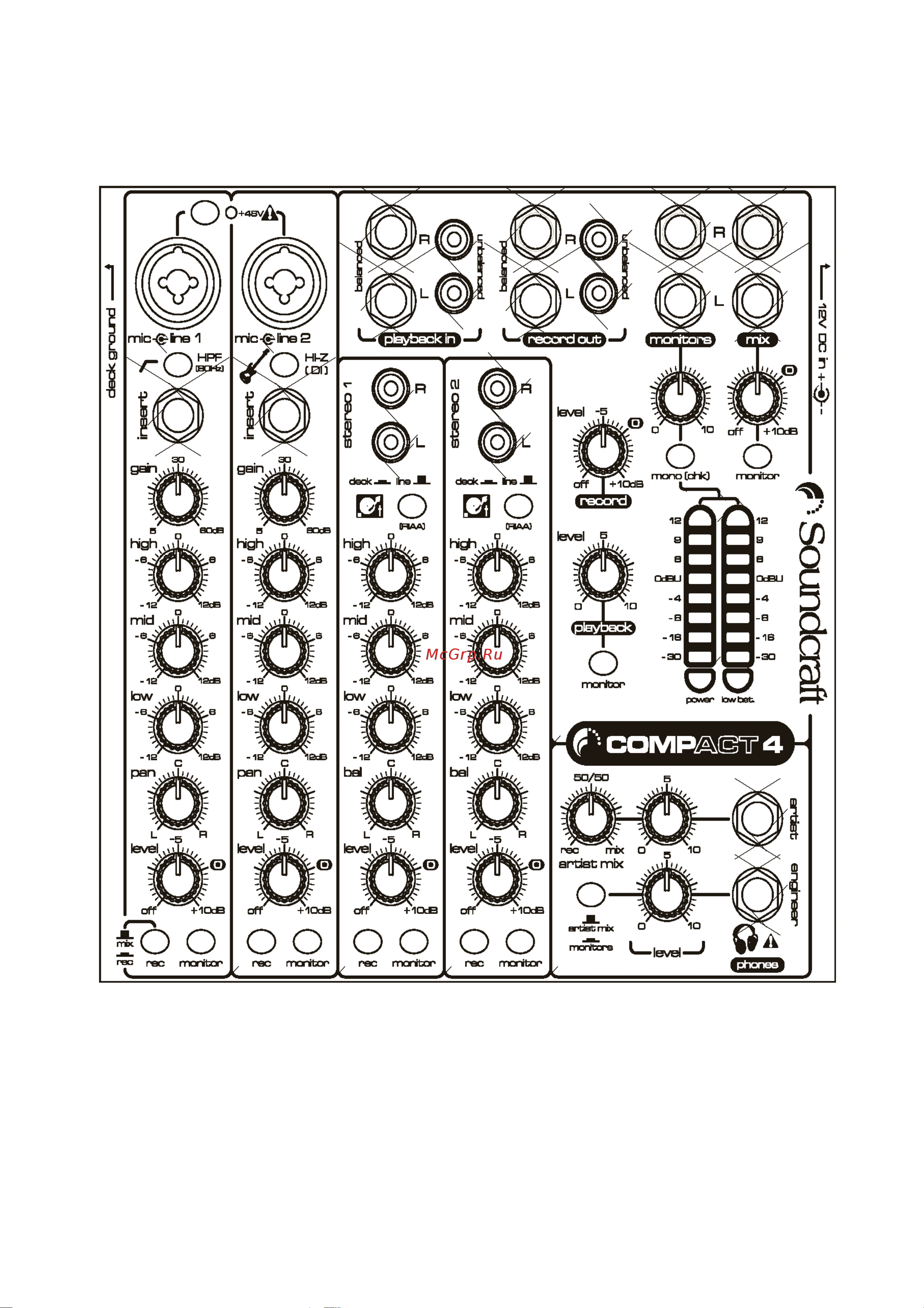 Soundcraft COMPACT 10 Инструкция по эксплуатации онлайн [42/44] 10819