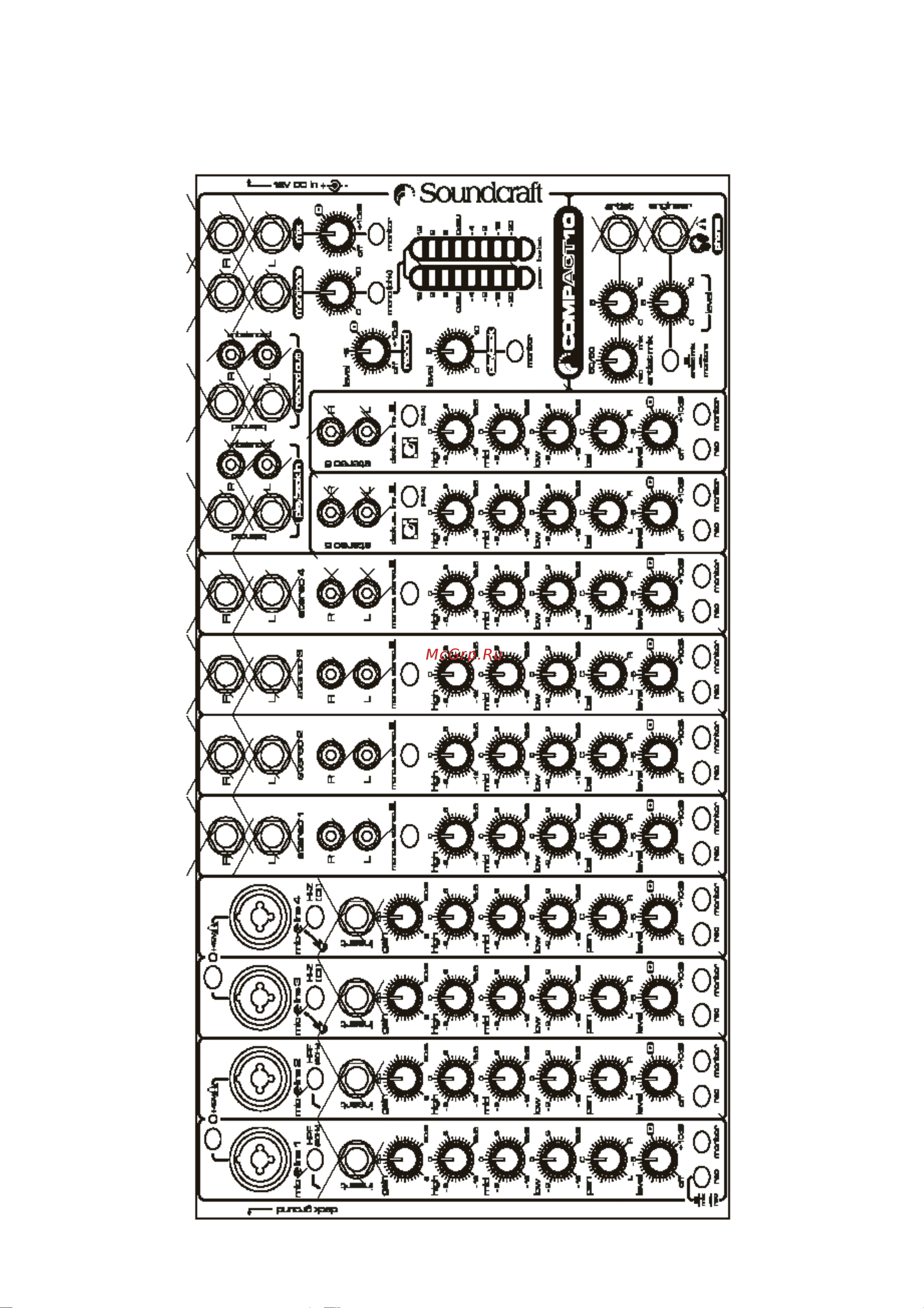 Soundcraft COMPACT 10 Инструкция по эксплуатации онлайн [43/44] 10819