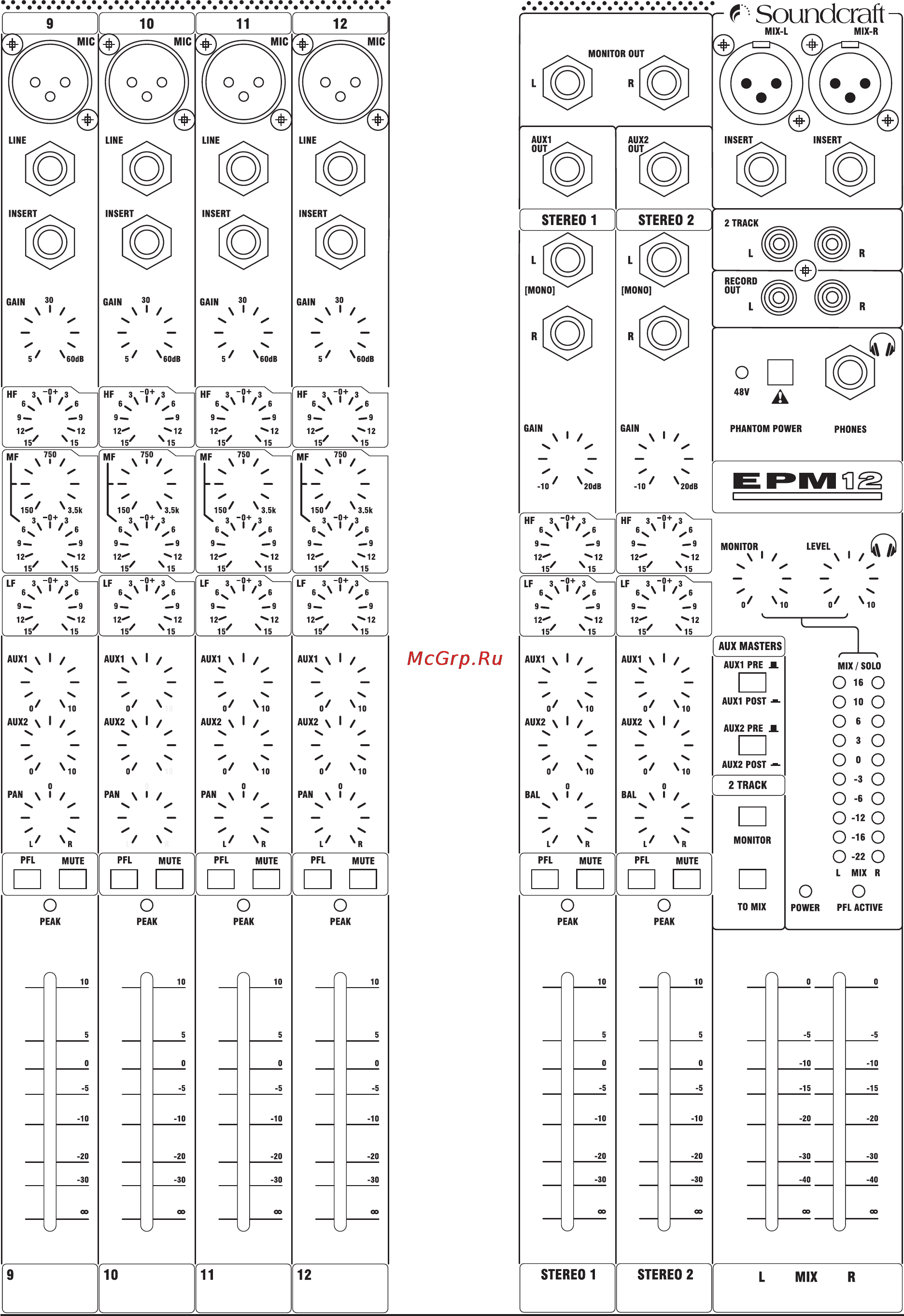 Soundcraft EPM6 Инструкция по эксплуатации онлайн [33/36] 10852