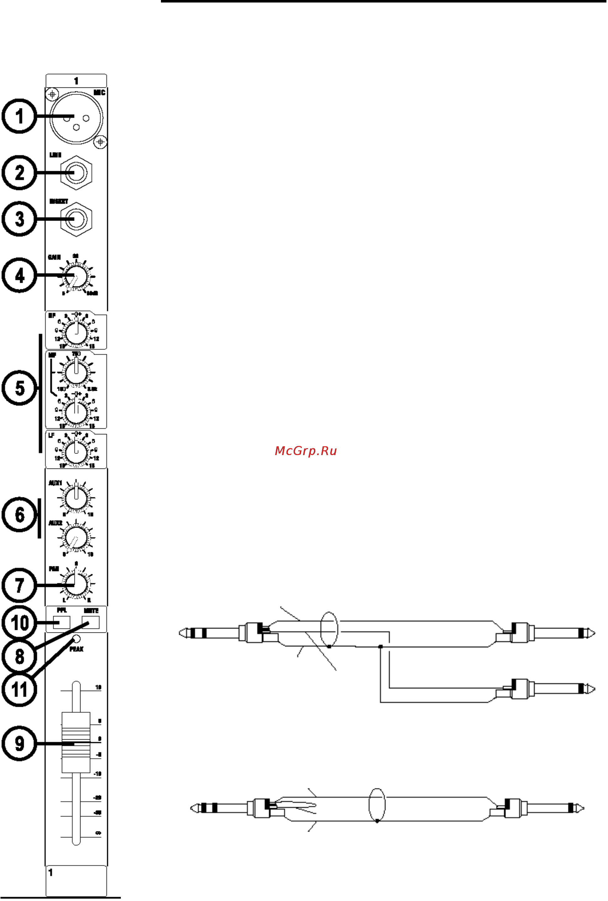 Soundcraft EPM8 [14/32] Mic input микрофонный вход