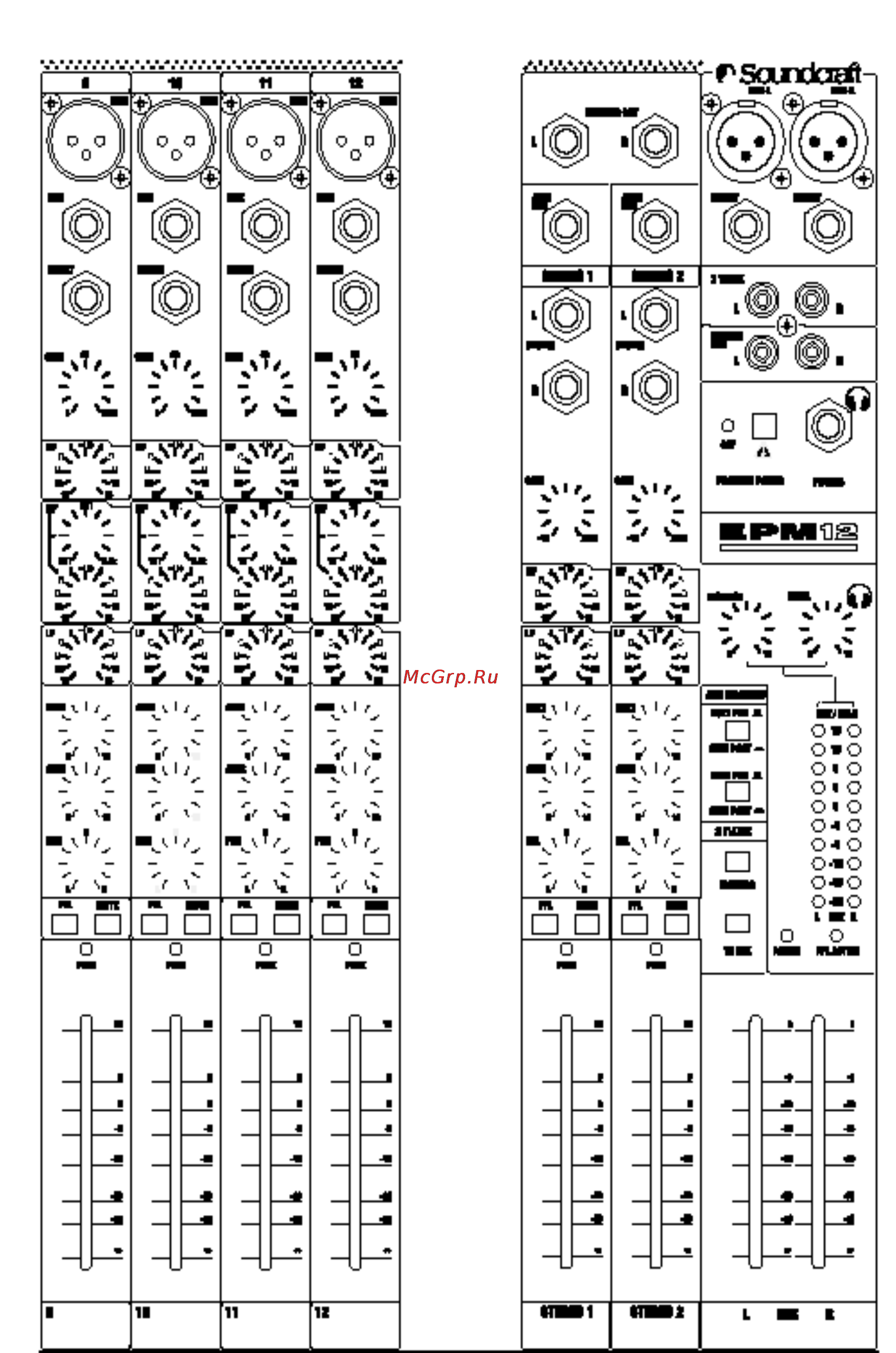Soundcraft EPM8 [31/32] O o owo 0 0 0 1 o