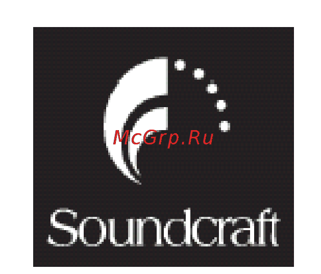 Soundcraft GB8 Инструкция по эксплуатации онлайн