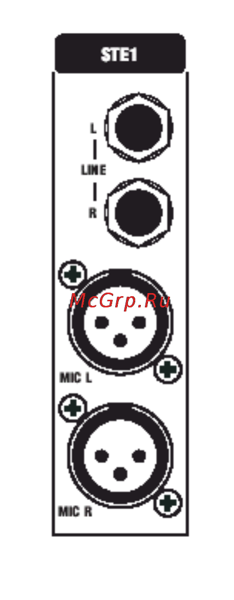 Soundcraft GB8 [19/27] Line input left и right 1 4 trs джек