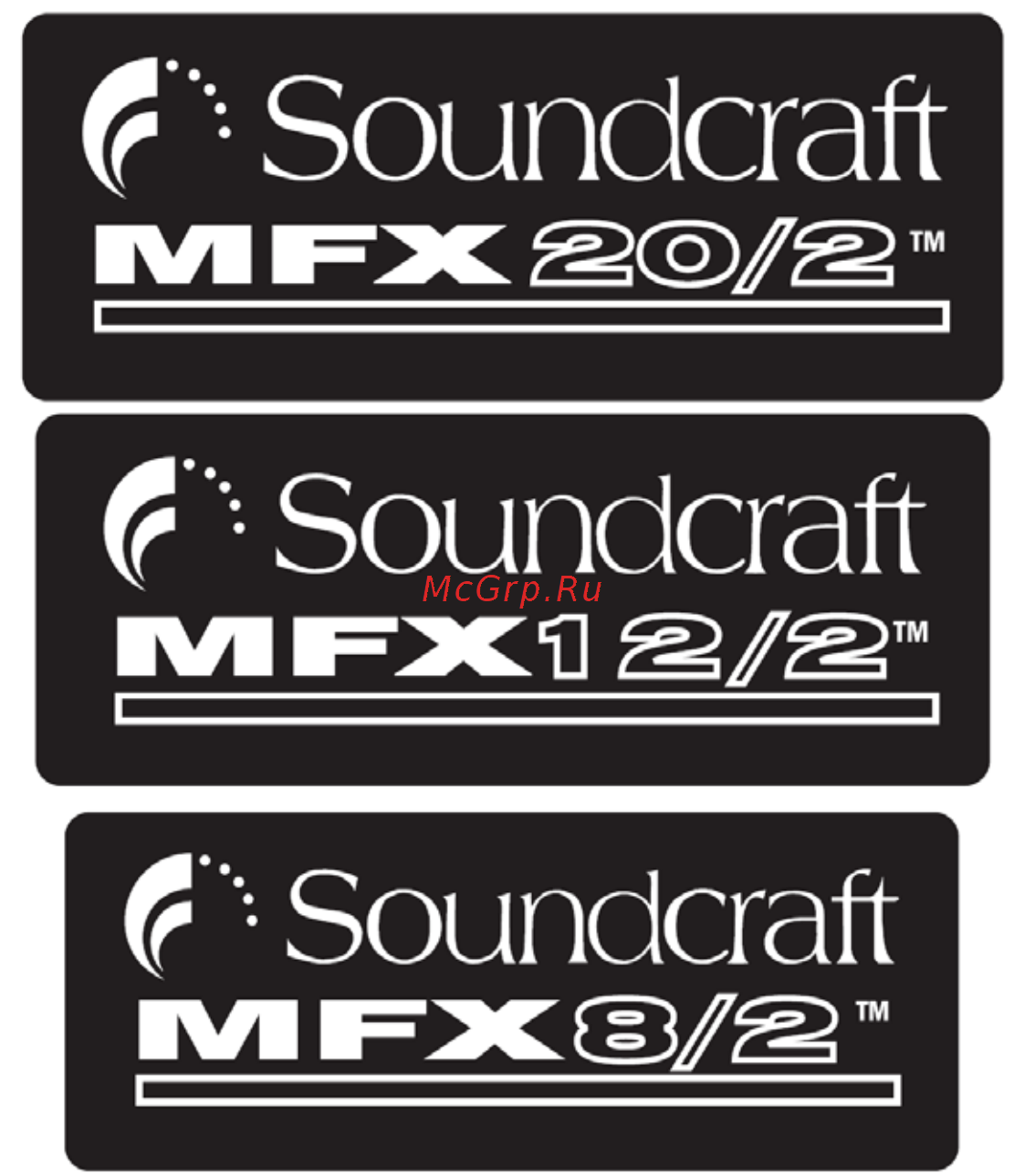 Soundcraft MFX12 Инструкция по эксплуатации онлайн