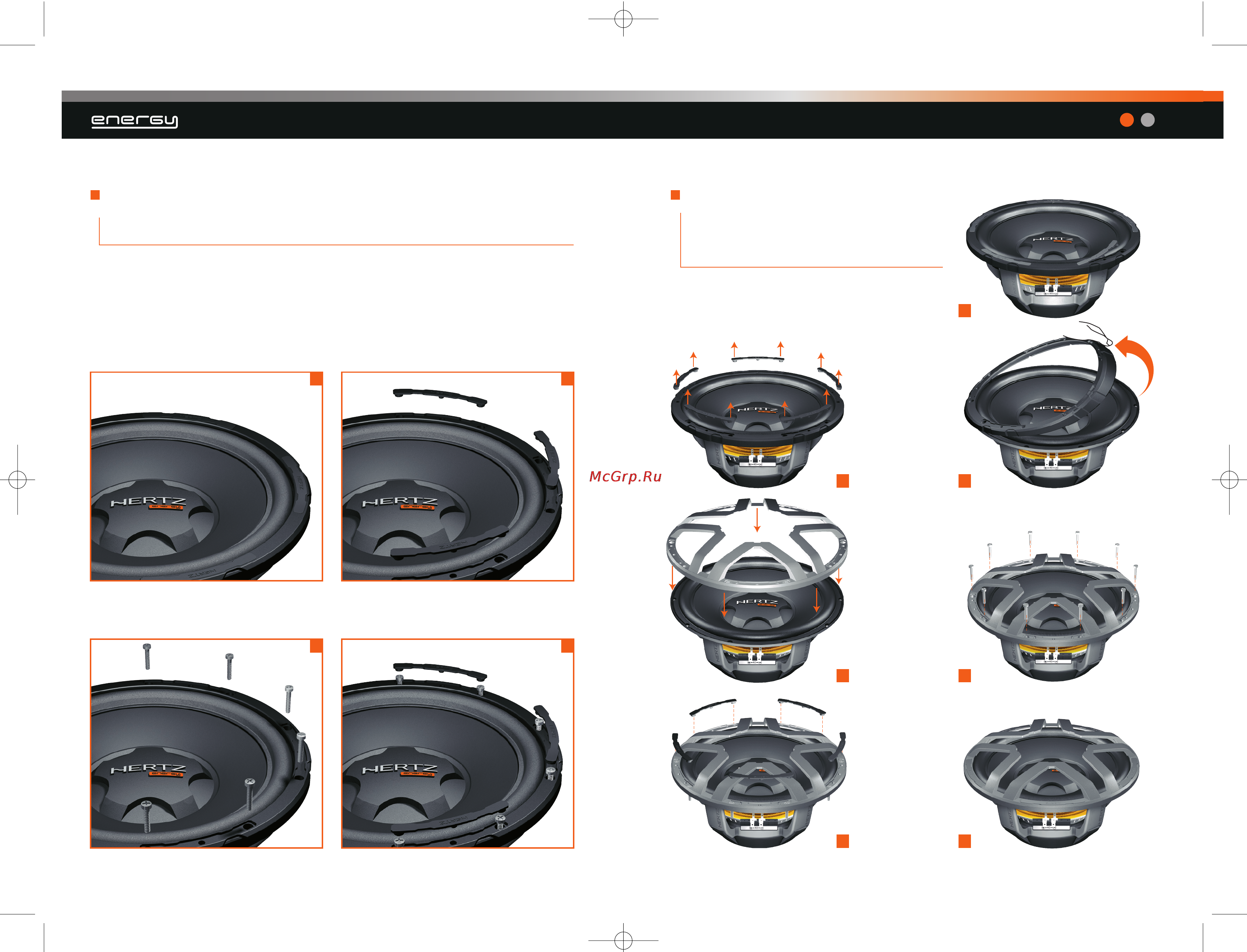 Hertz ES 300 D [11/14] Come fissare il sub fixing your sub