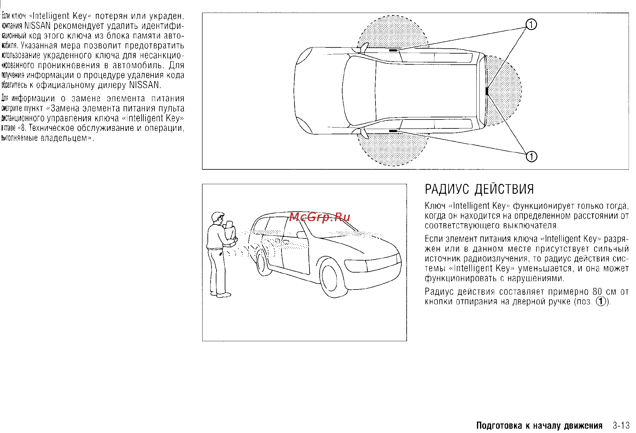 Nissan X-Trail (2011) [113/325] Радиус действия