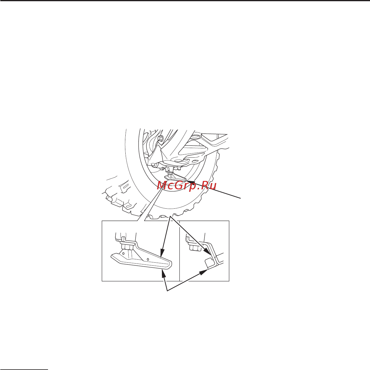 Honda SPORTRAX 700XX (2008-2011) [151/220] Скрепер заднего кулака