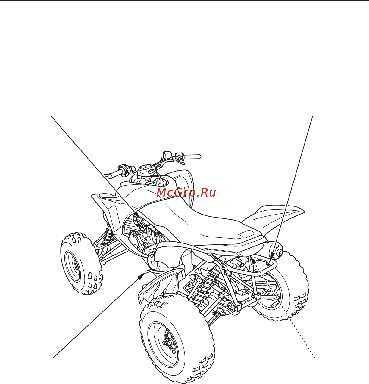 Honda SPORTRAX 700XX (2008-2011) [22/220] Расположение частей и механизмов