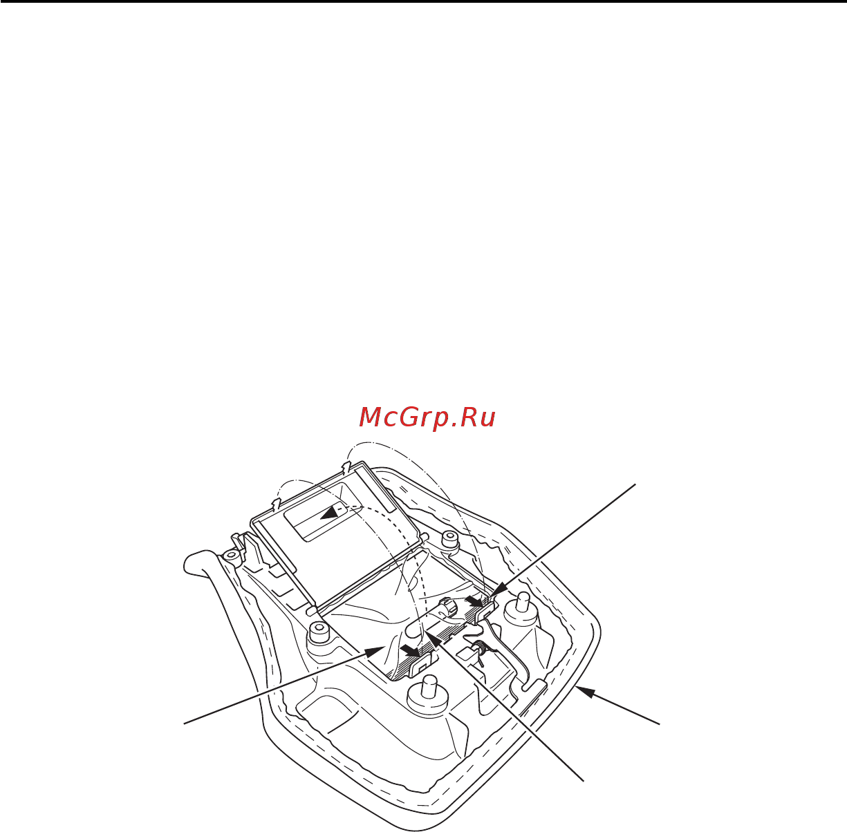 Honda TRX420FA (2009-2011) [111/234] Отделение для хранения руководства по эксплуатации