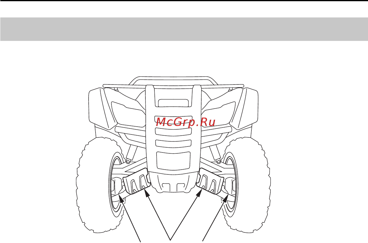 Honda TRX420FA (2009-2011) [165/234] Защитные элементы