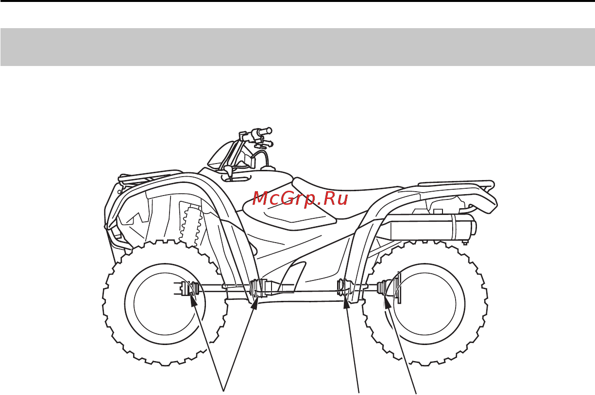 Honda TRX420FA (2009-2011) [169/234] Защита приводных валов