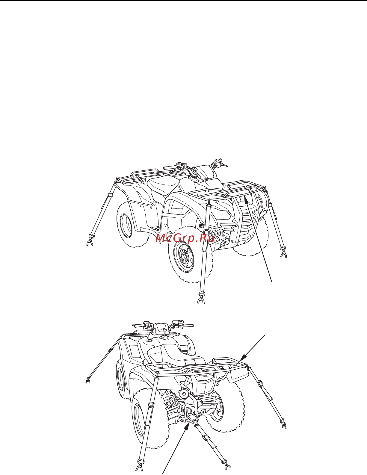 Honda TRX420FA (2009-2011) [183/234] Транспортировка мотовездехода