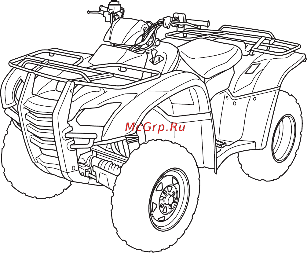 Honda TRX420FA (2009-2011) Инструкция по эксплуатации онлайн [2/234] 11078