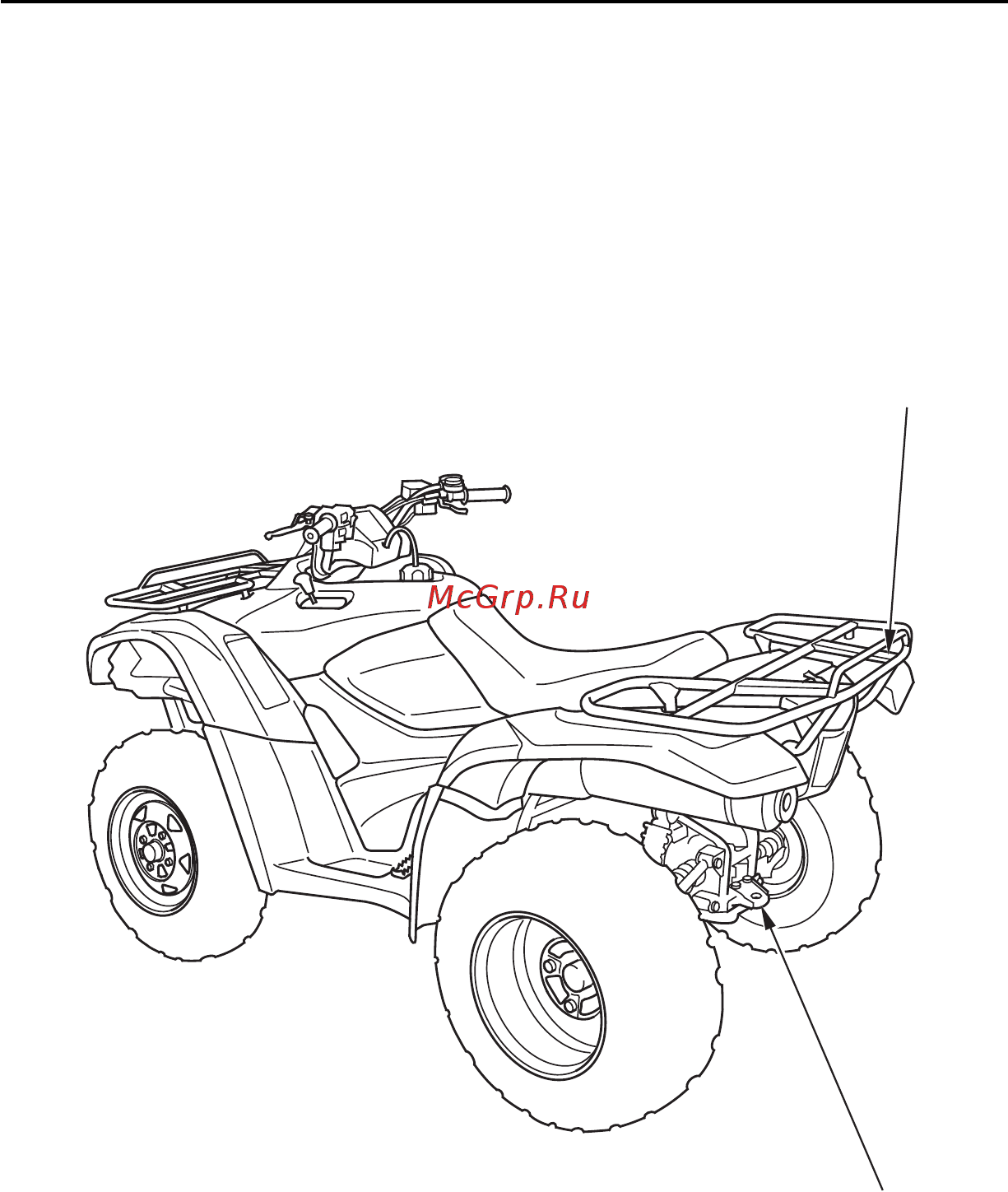 Honda TRX 420 FA [21/234] Расположение частей и механизмов