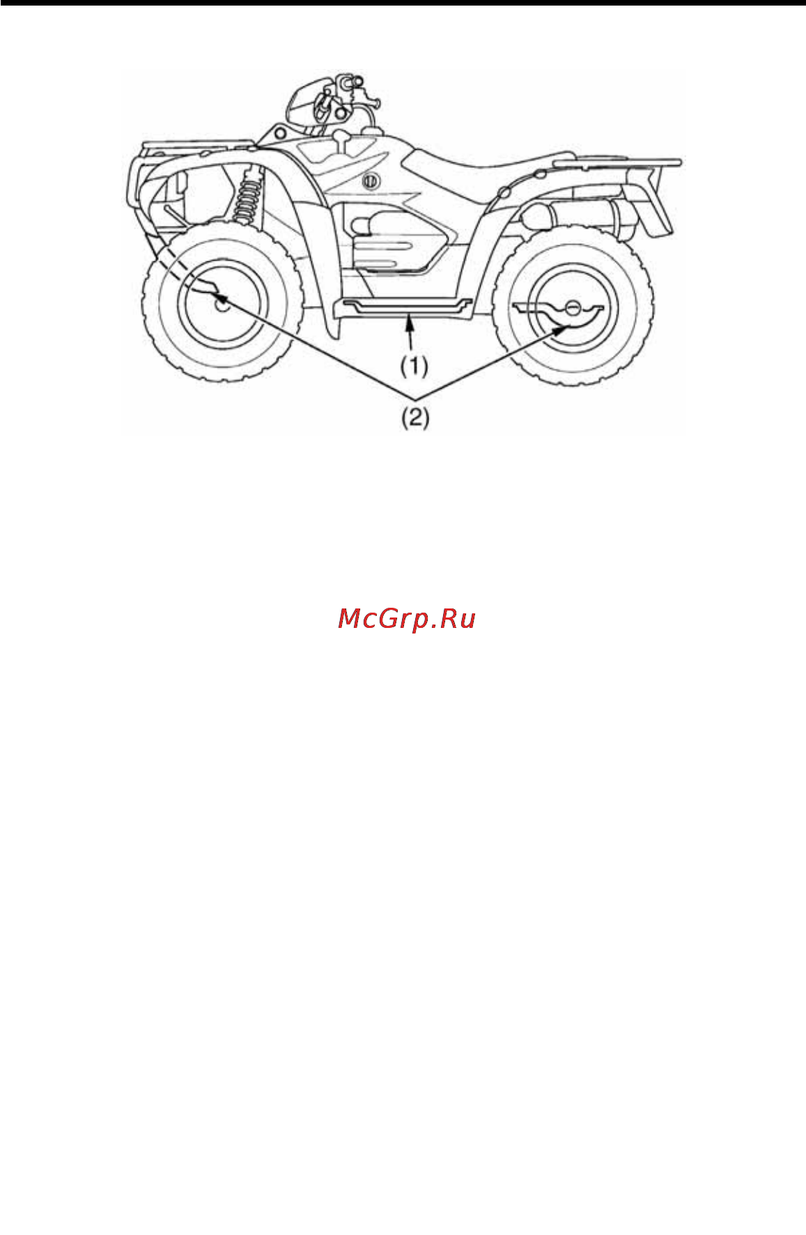Honda TRX500FA (2004-2011) [176/232] Защита двигателя и днища