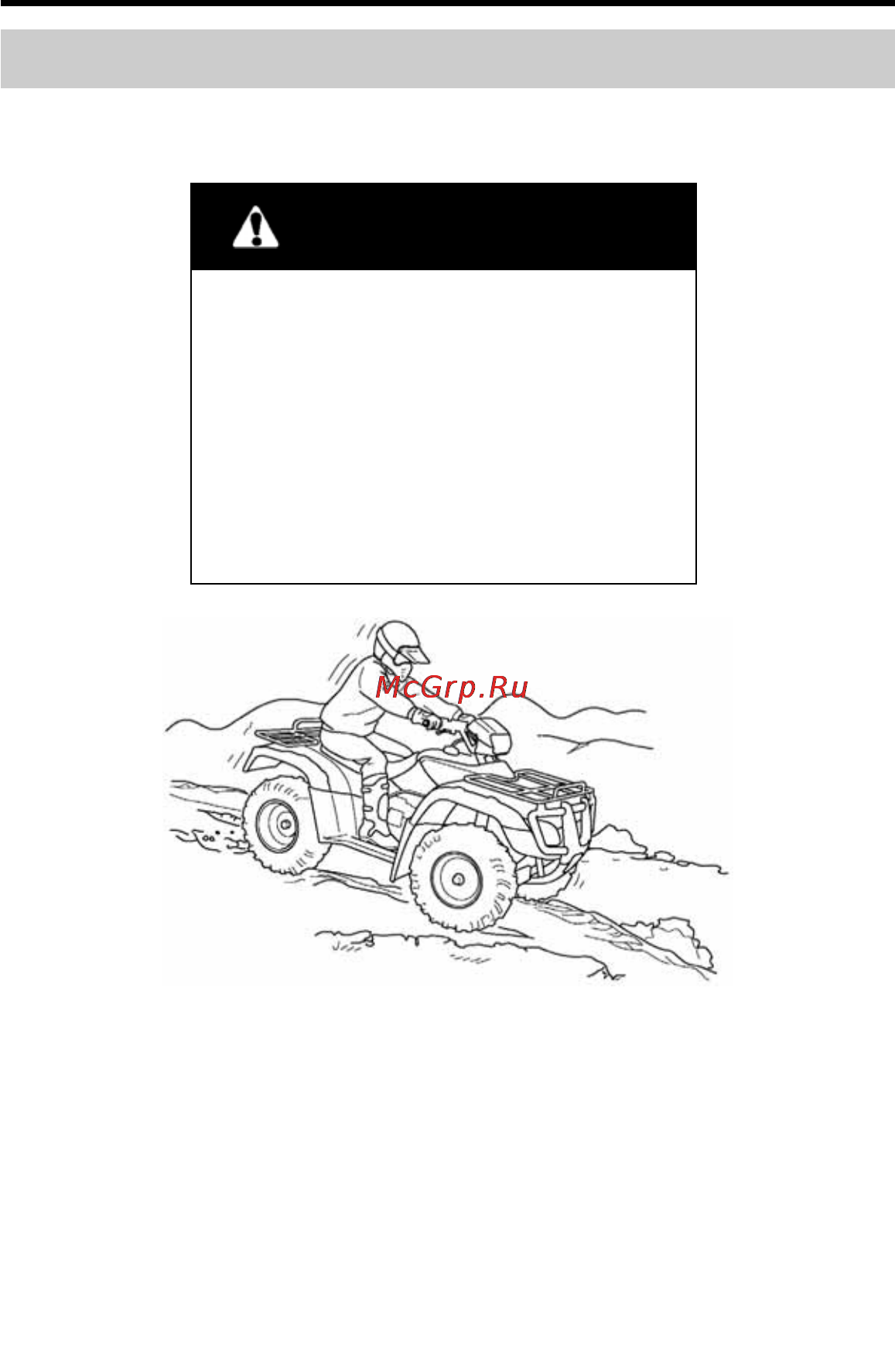 Honda TRX500FA (2004-2011) [98/232] Вождение мотовездехода